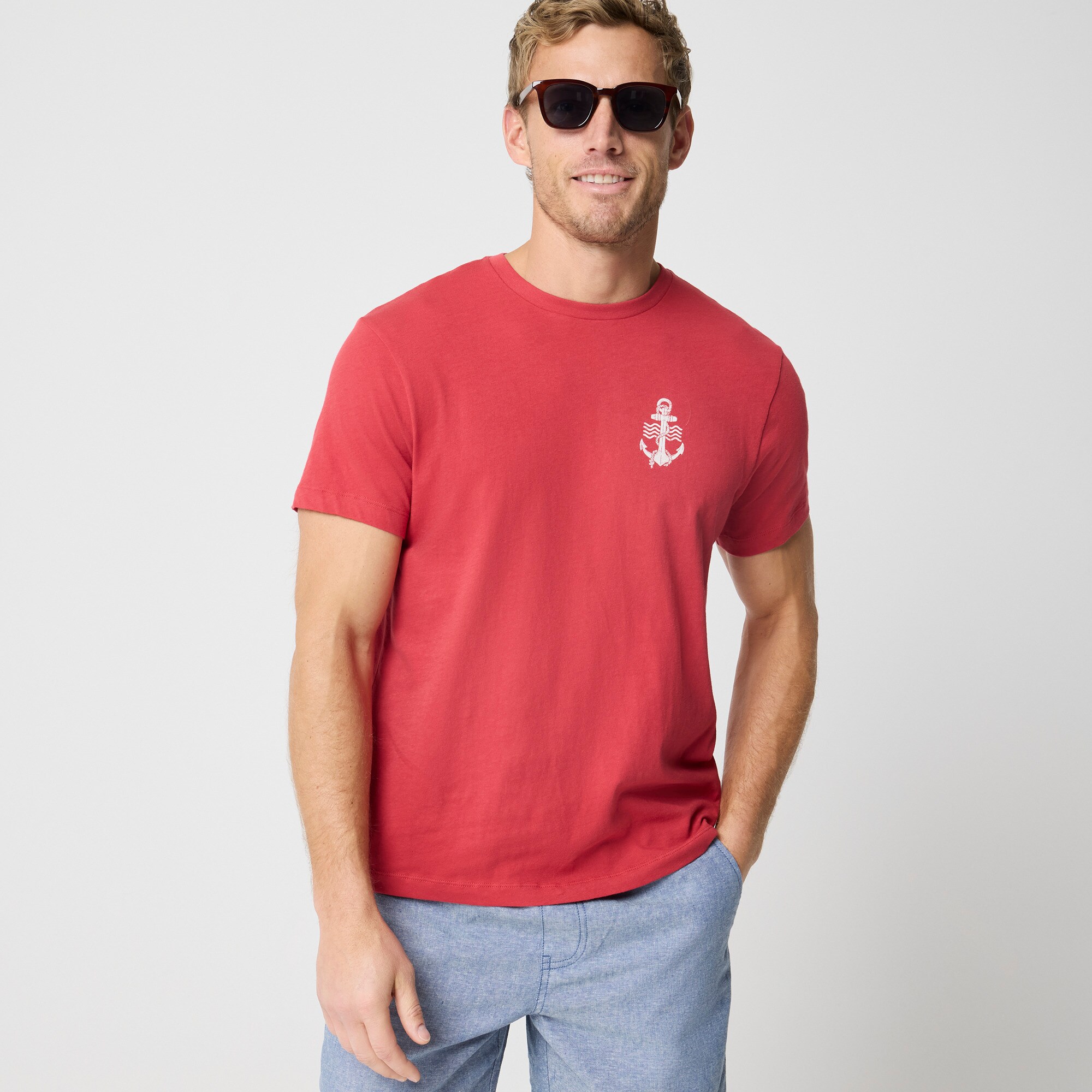  Anchor graphic tee