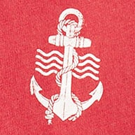 Anchor graphic tee DUSTY RED