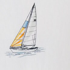 Crab graphic tee WHITE