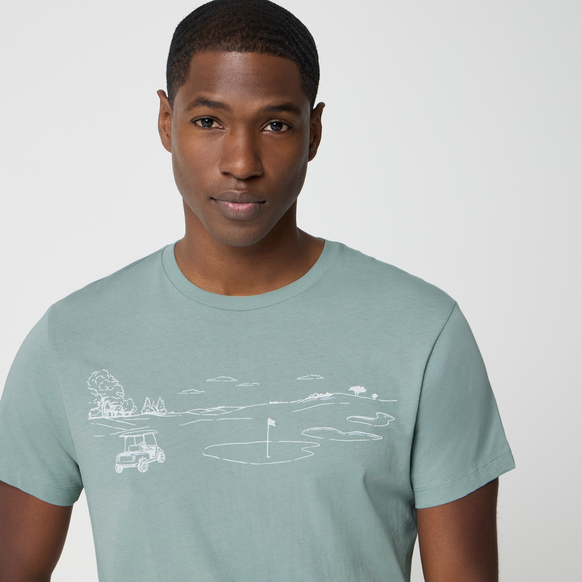 Golf landscape graphic tee - image 2