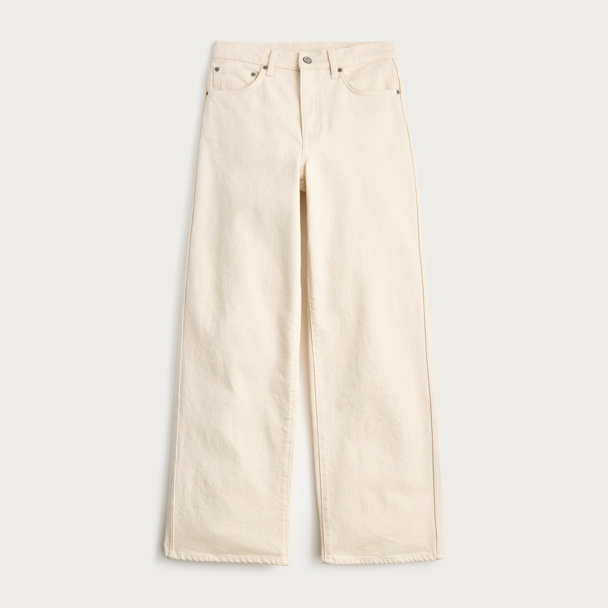 Everyday wide-leg ankle jean in semi-stretch
