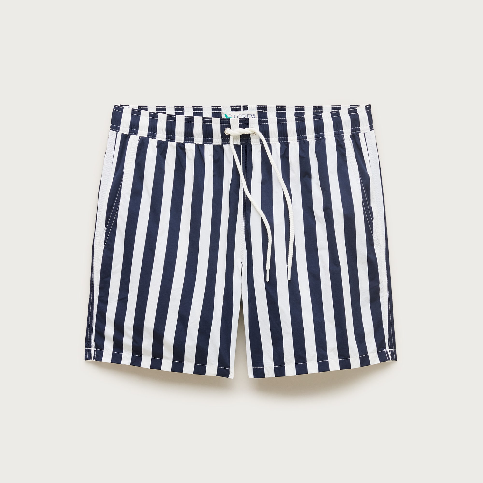 6" swim trunk in recycled nylon