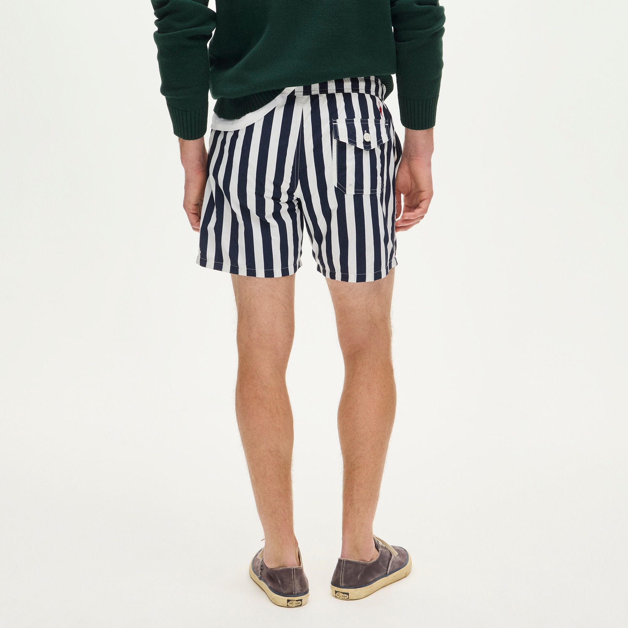 6" swim trunk in recycled nylon