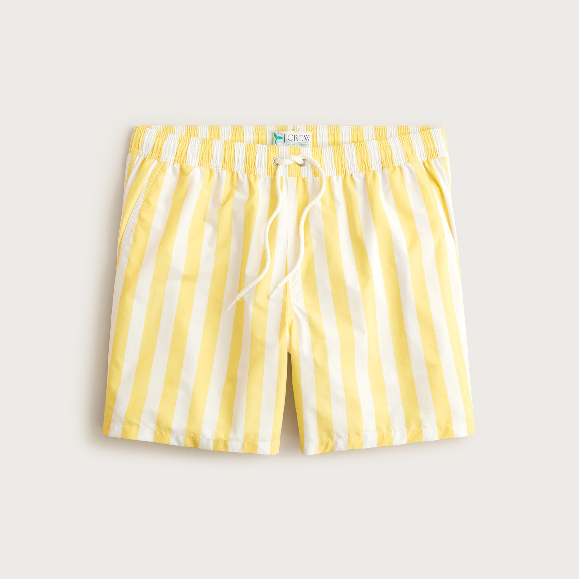 6" swim trunk in recycled nylon