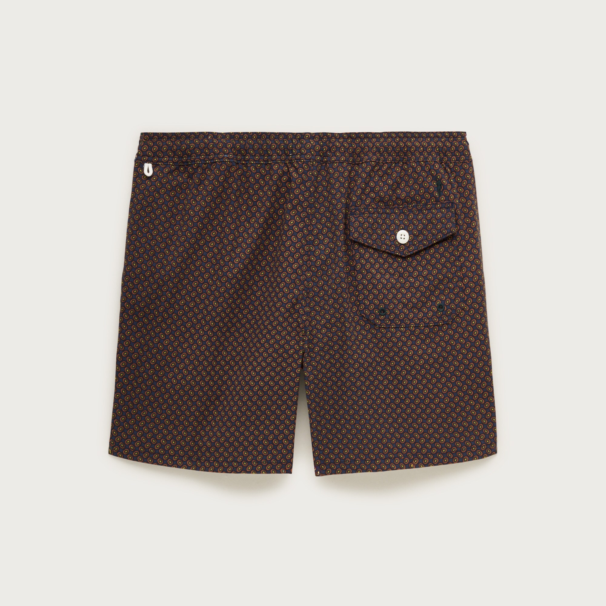 6" stretch swim trunk in print with ECONYL® nylon