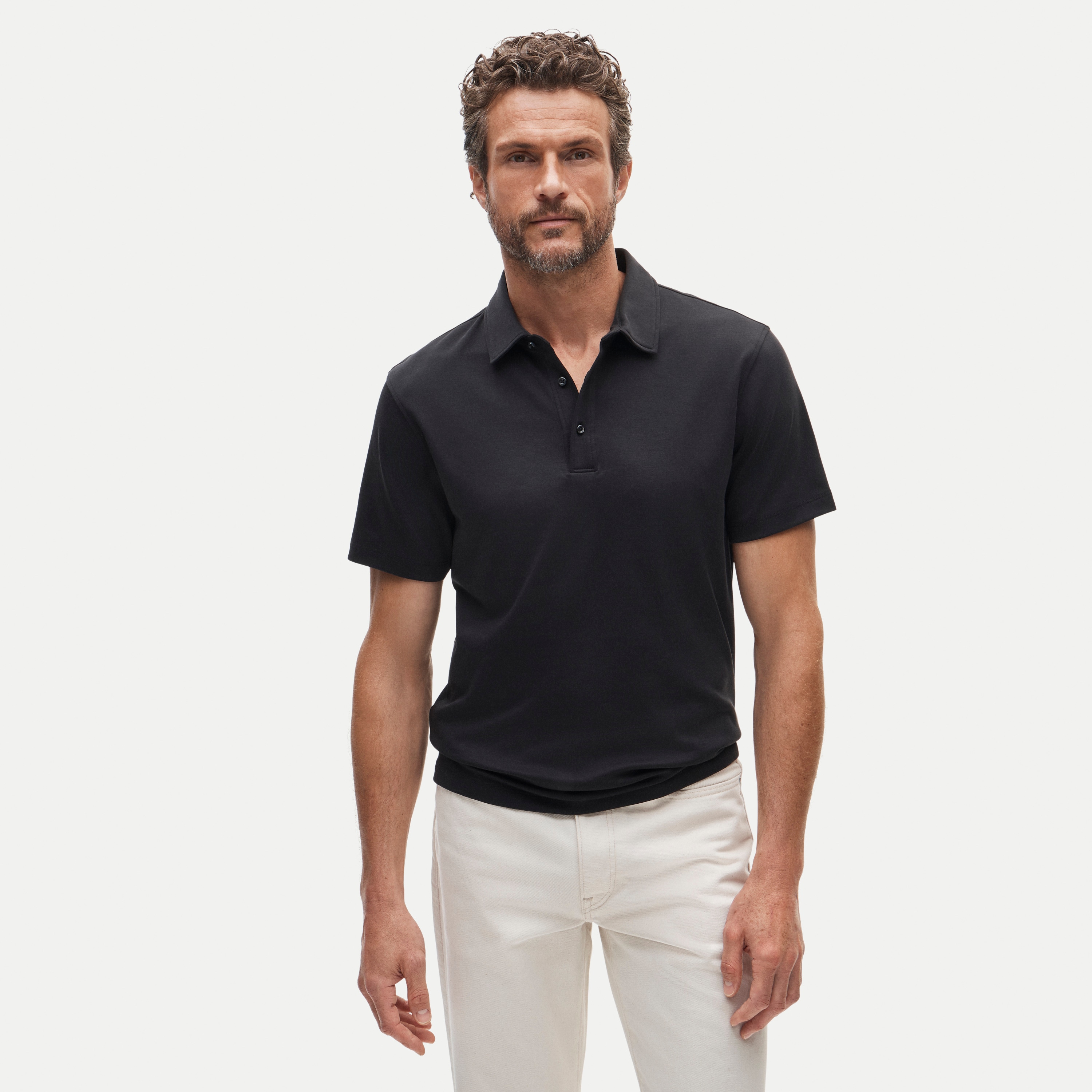 Polo shirt in Pima cotton - thumbnail 4