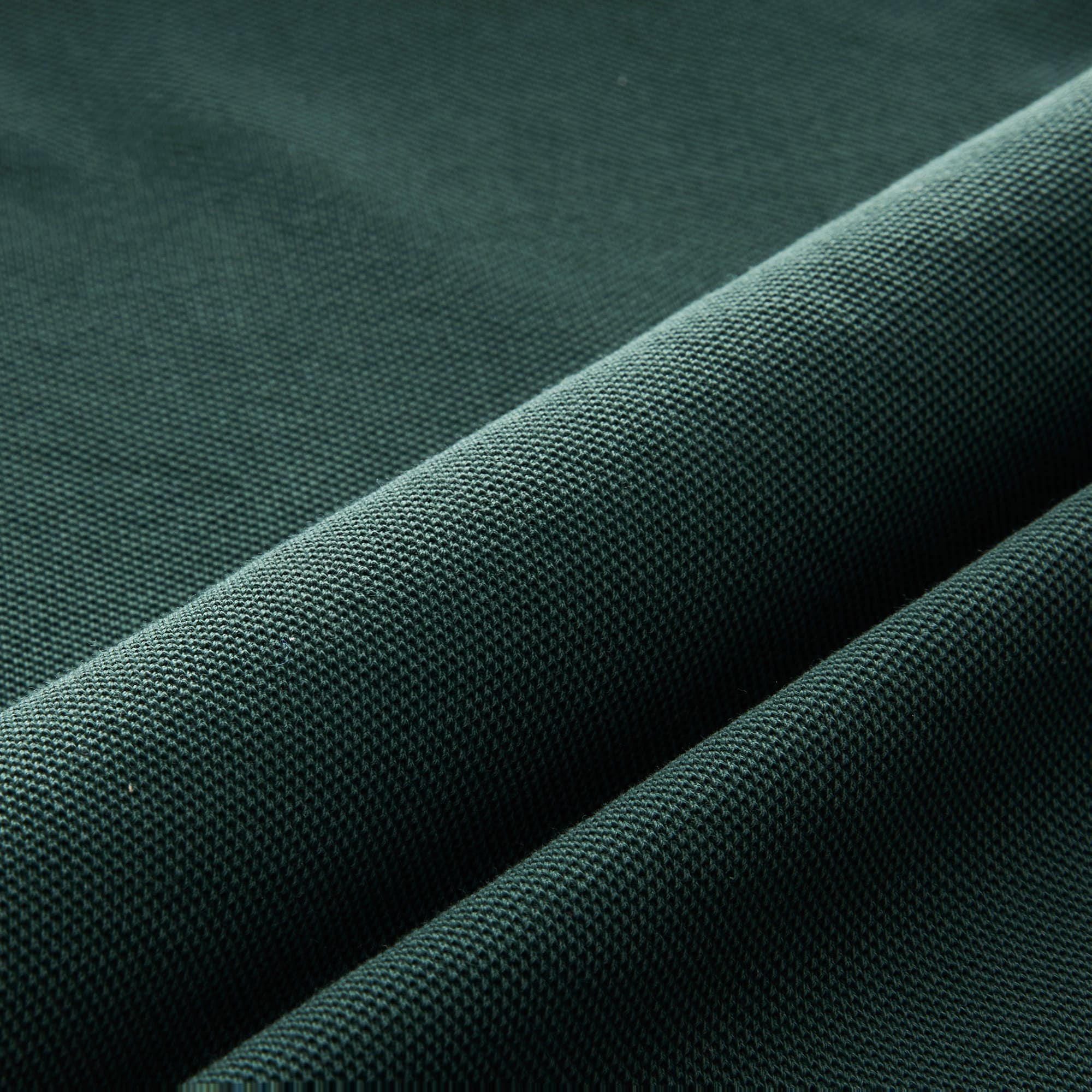 Washed piqué long-sleeve pocket T-shirt