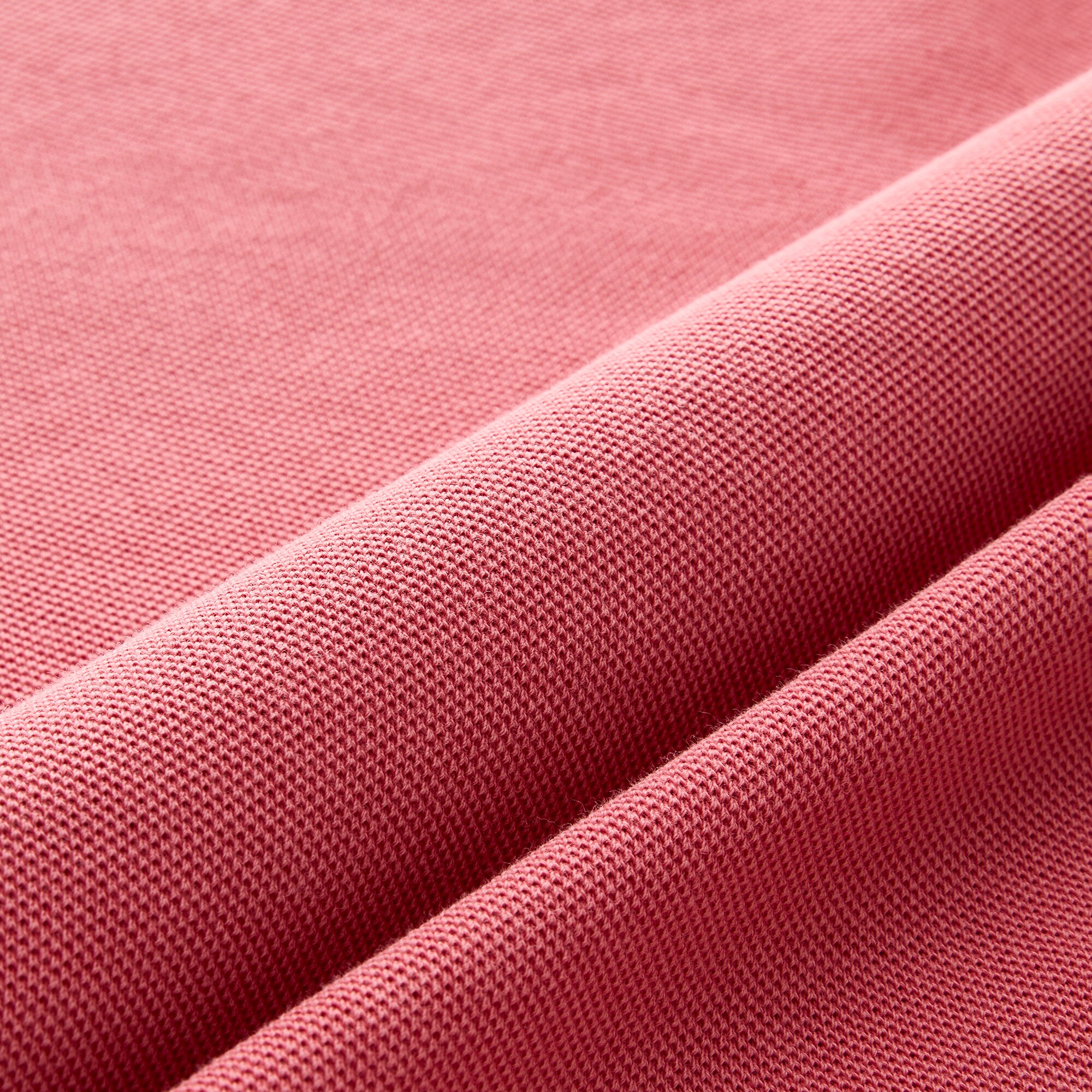 Washed piqué long-sleeve pocket T-shirt