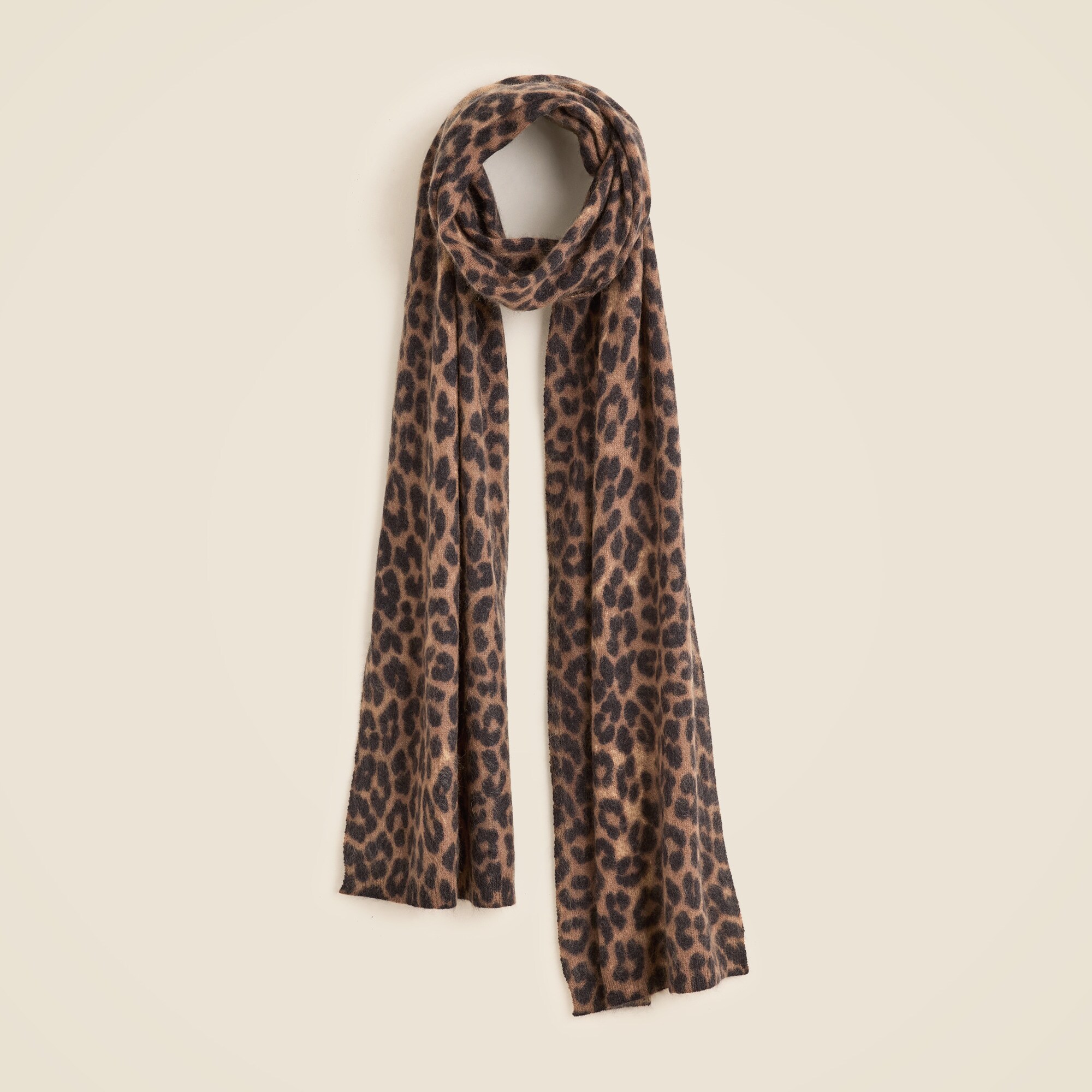 Brushed cashmere scarf