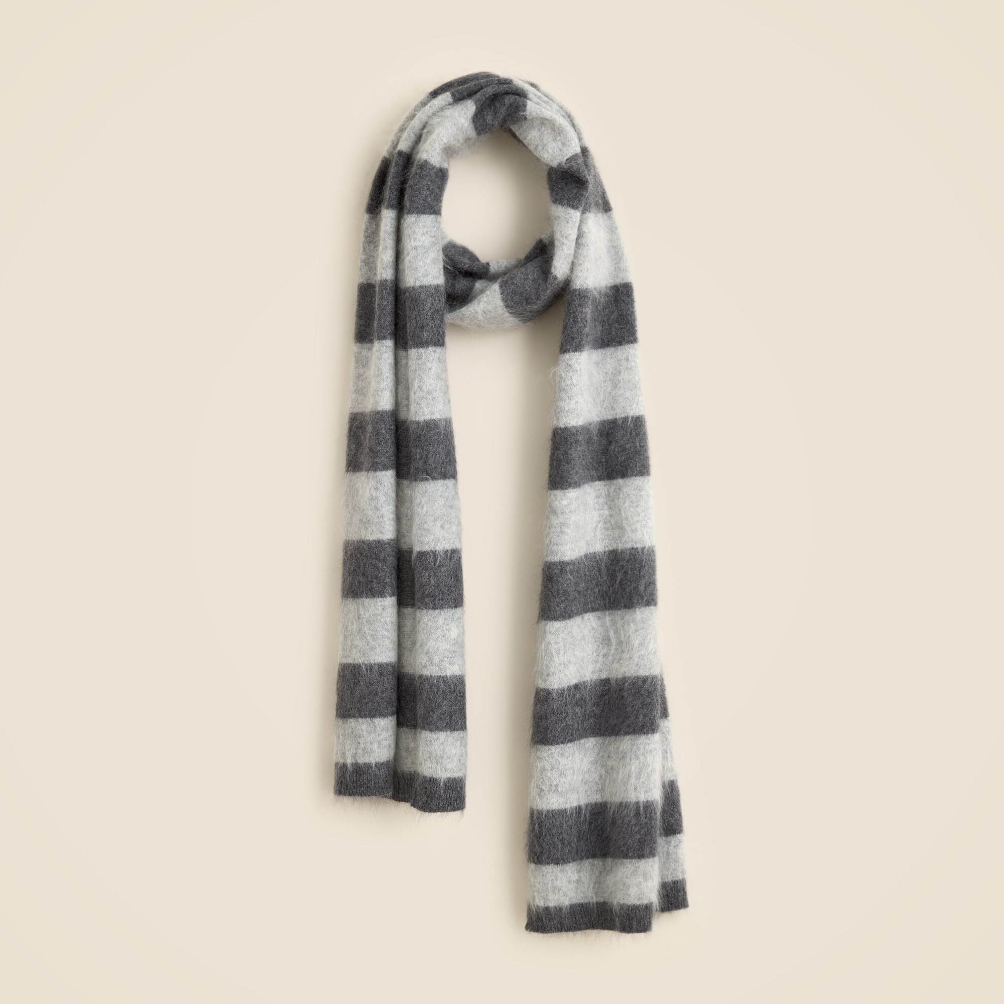 Brushed cashmere scarf