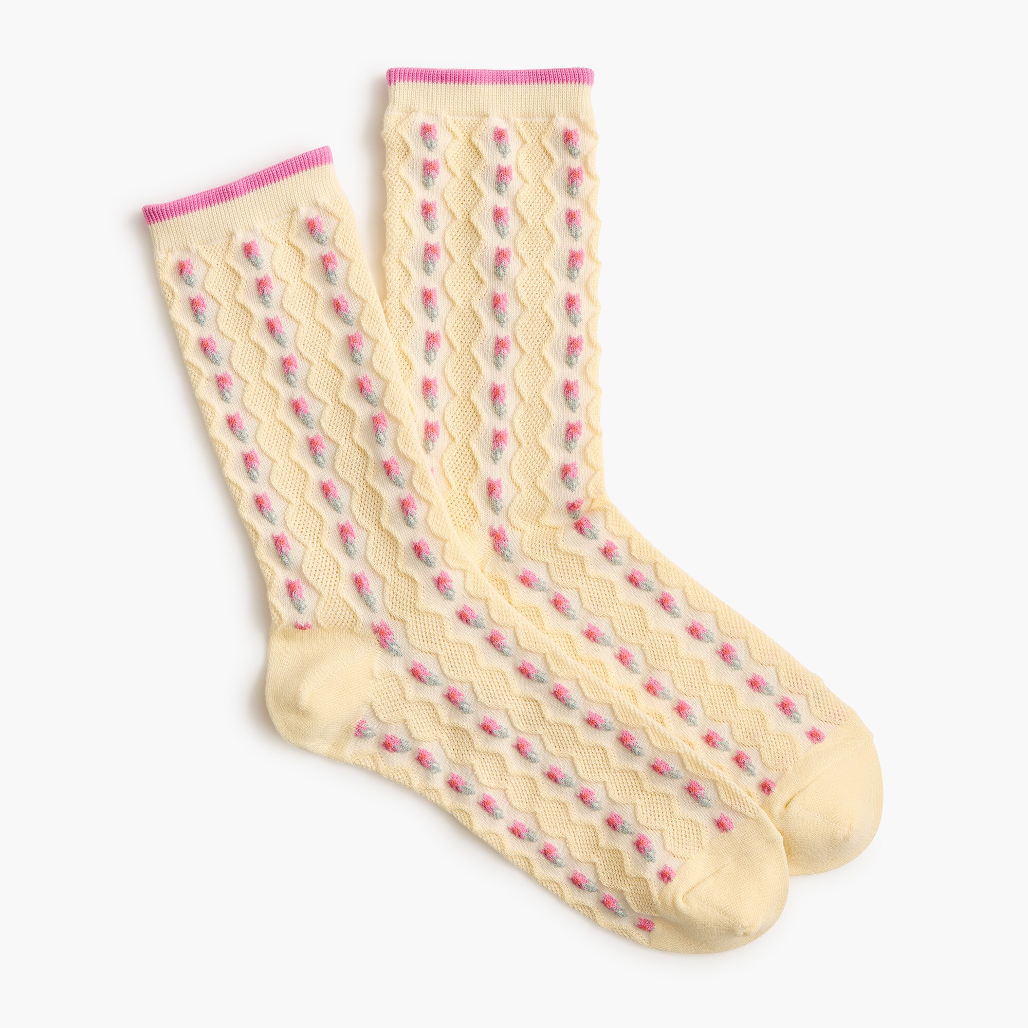 womens Floral trouser socks