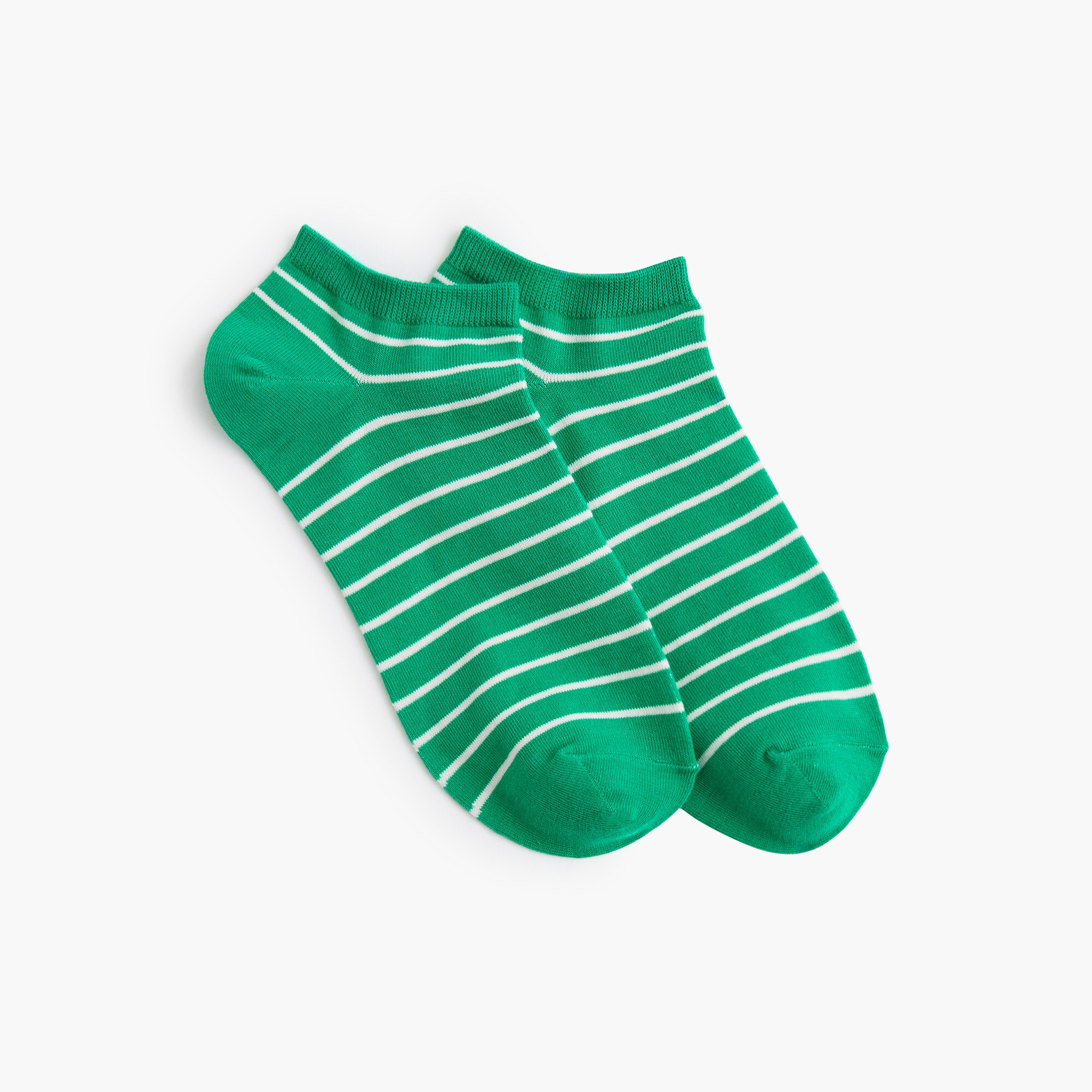 Pinstriped ankle socks