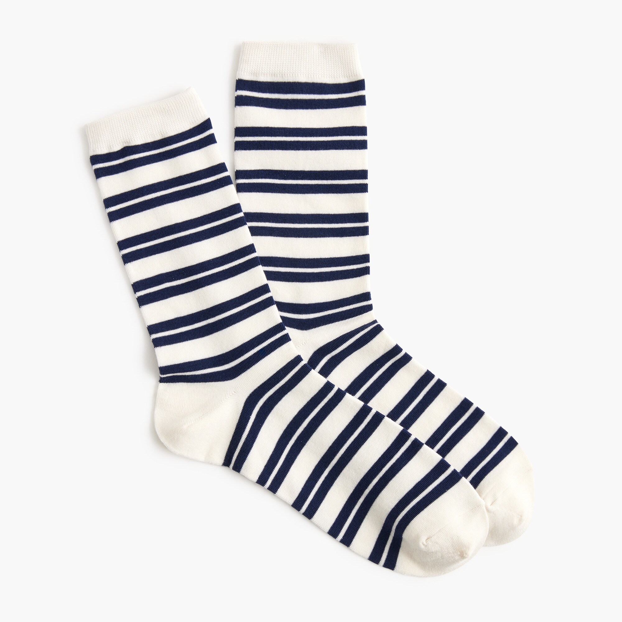 Striped trouser socks