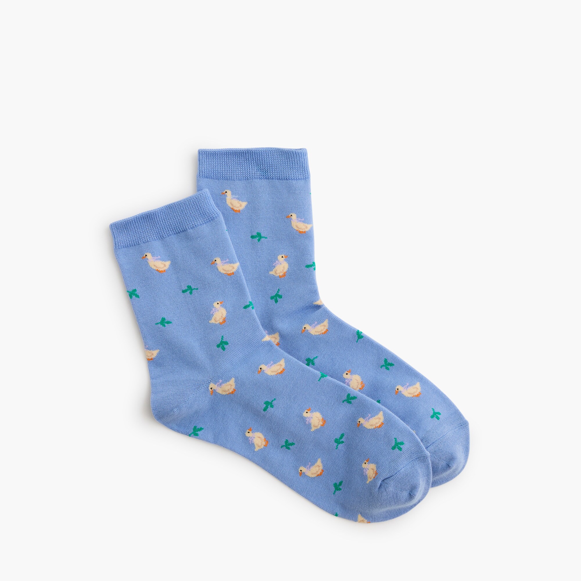  Duck and leaf socks