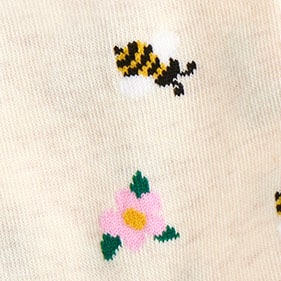 Duck and leaf socks OATMEAL MELANGE