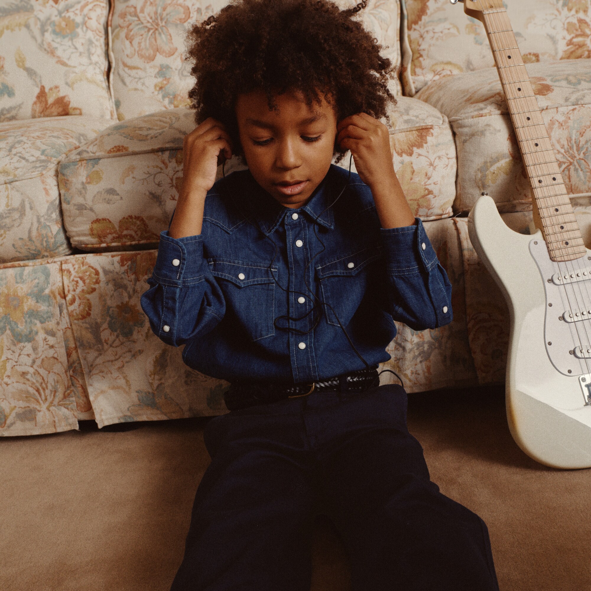 boys Kids' chambray western shirt