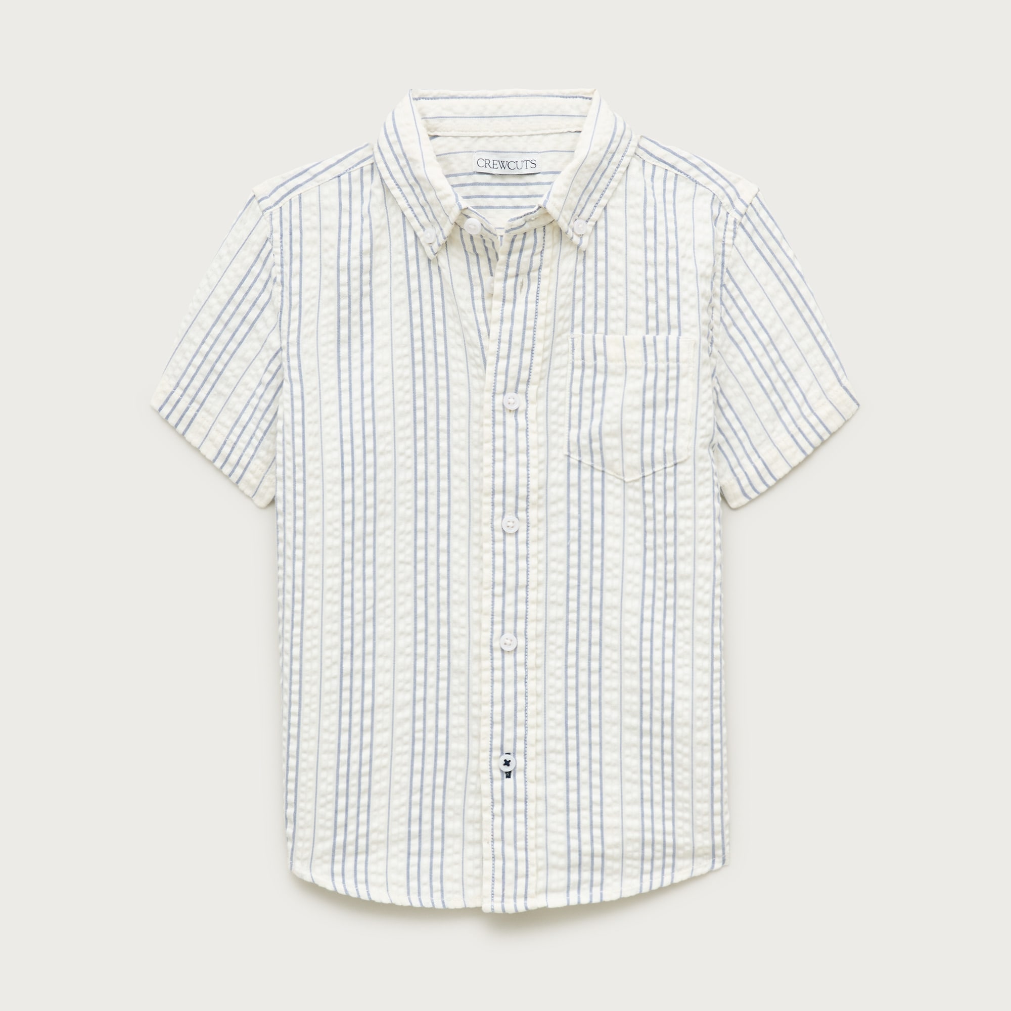 Short-sleeve seersucker camp shirt from J.Crew - $30