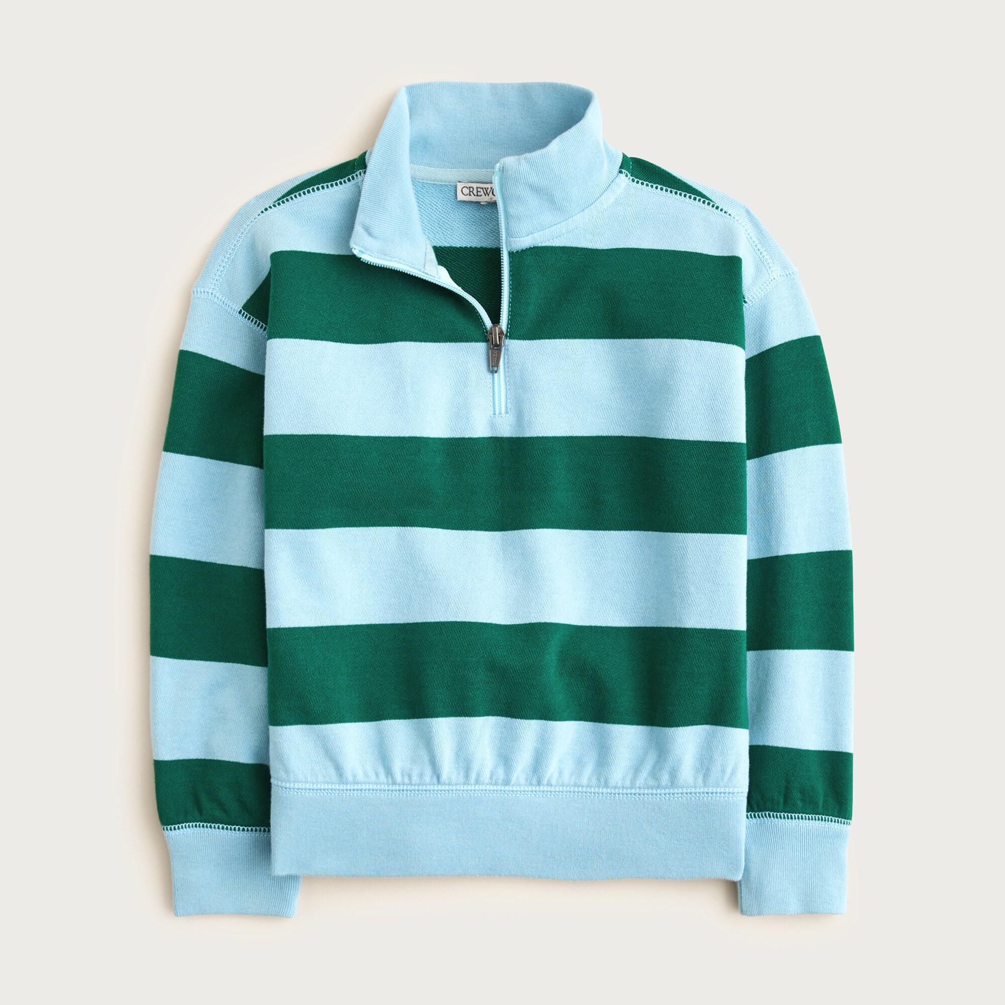 Kids' rugby quarter-zip pullover