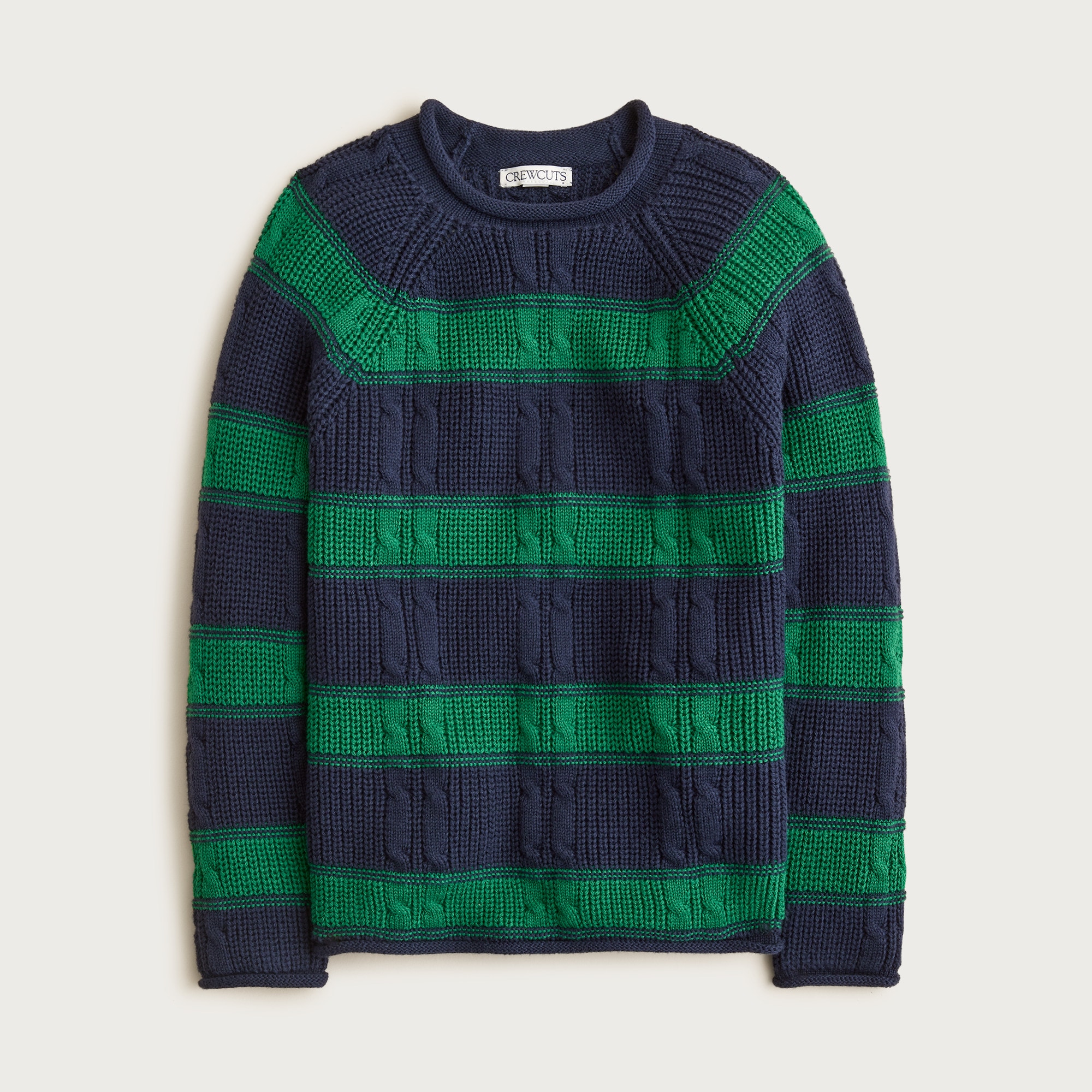 boys Kids' 1988 cable-knit Rollneck&trade; sweater in stripe