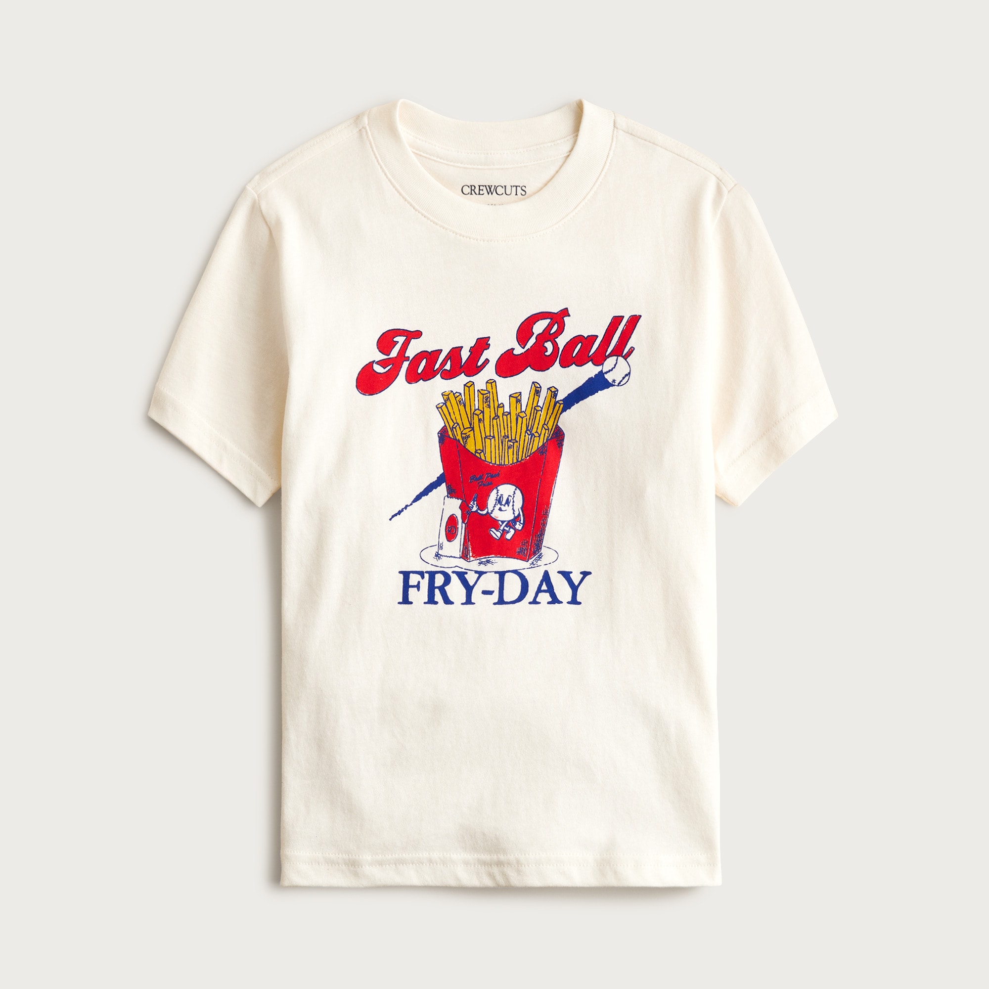 Kids' short-sleeve "Fry-yay" graphic T-shirt