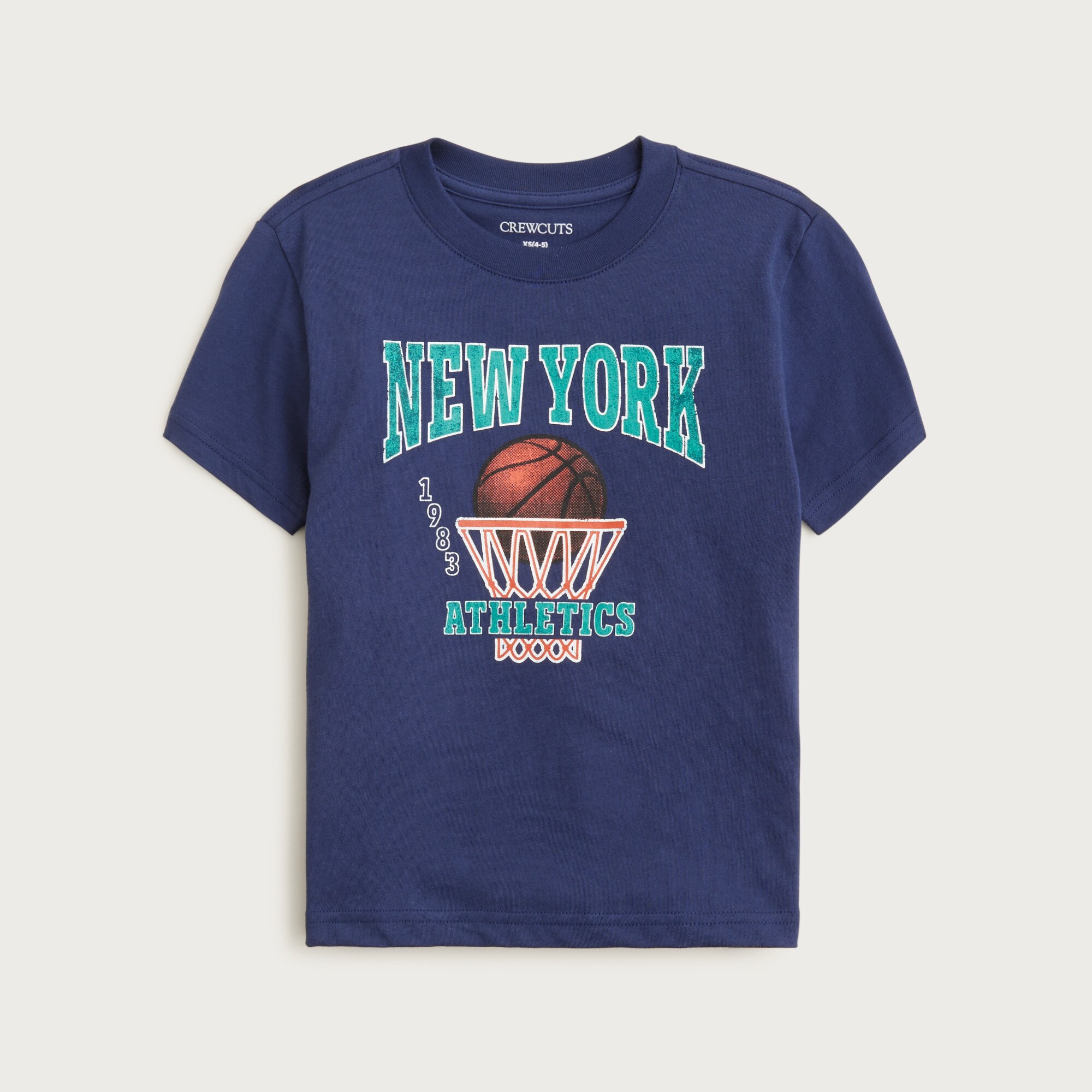 Kids' short-sleeve "New York Athletics" graphic T-shirt