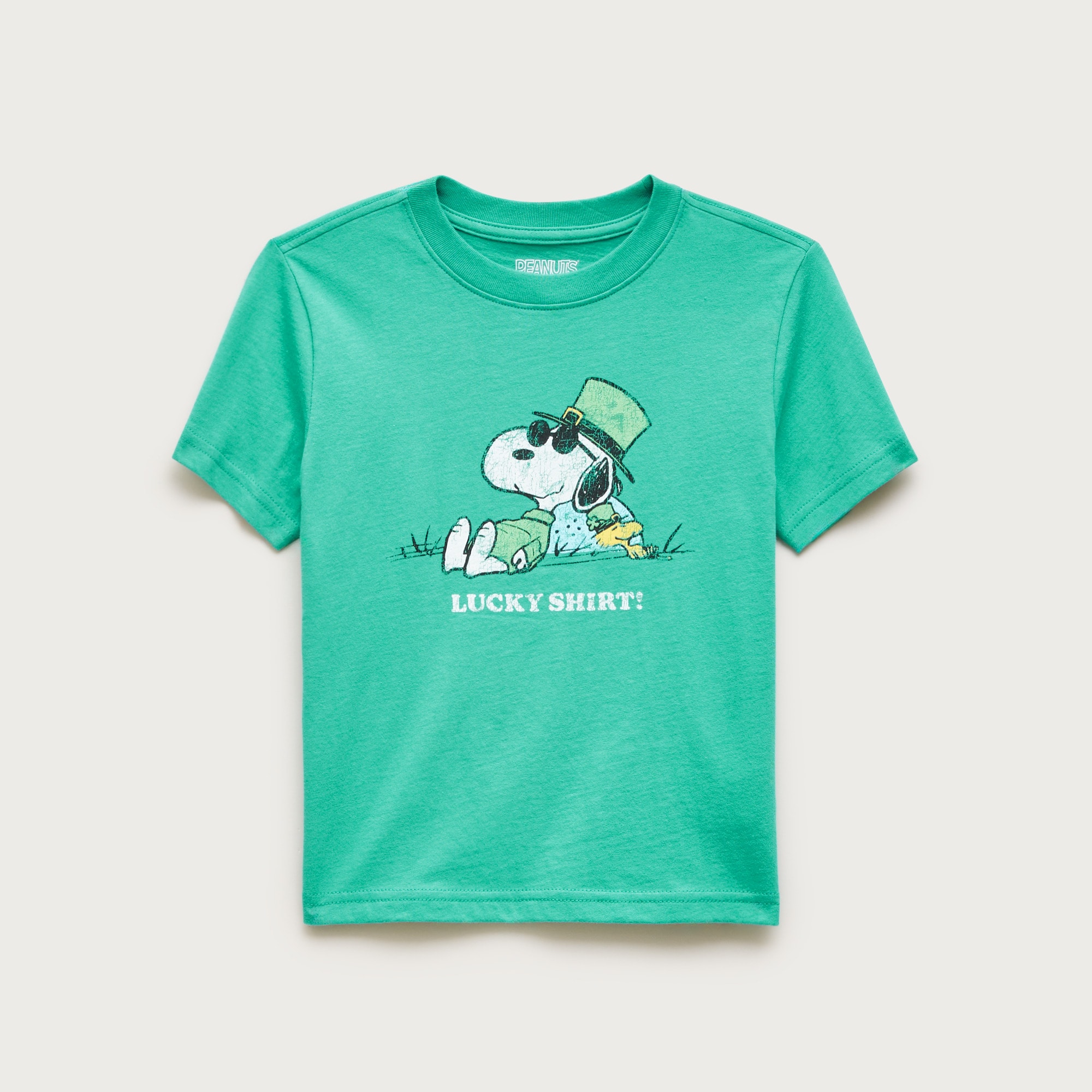 Peanuts® X Crewcuts kids' lucky graphic T-shirt