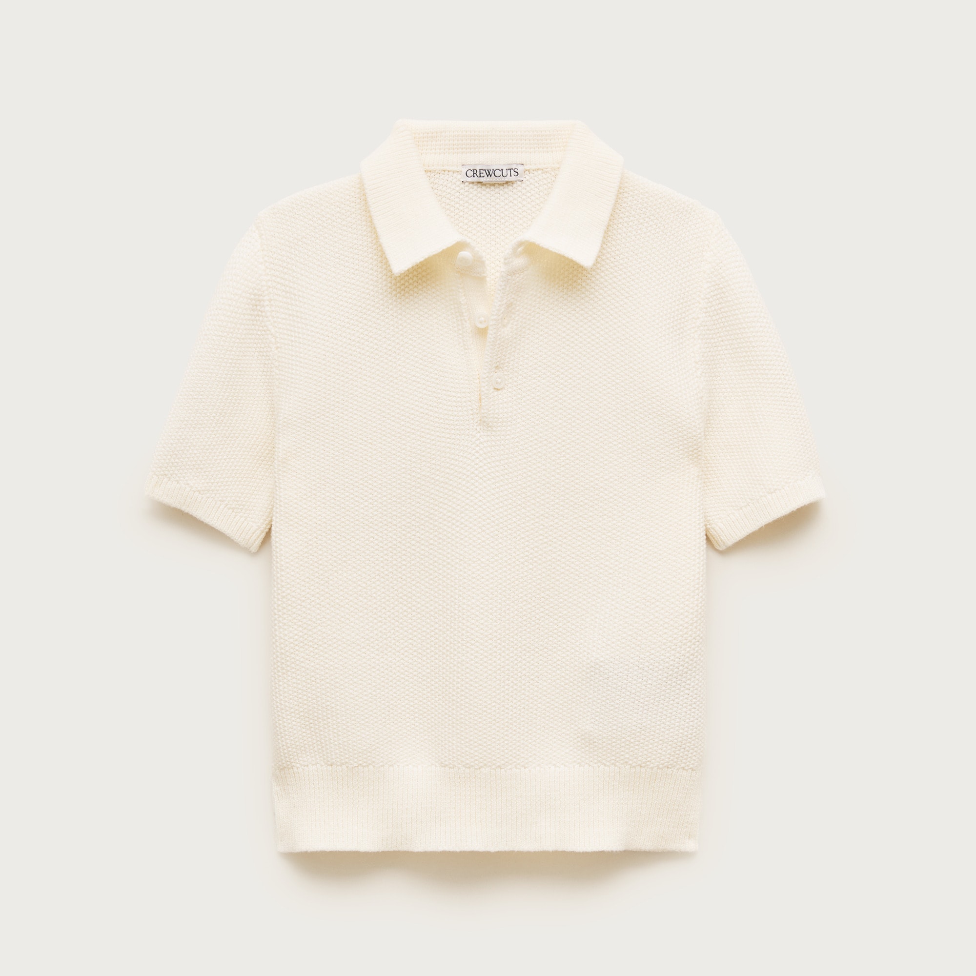 Kids' Short-sleeve Seed-stitch Sweater-polo For Boys | J.Crew