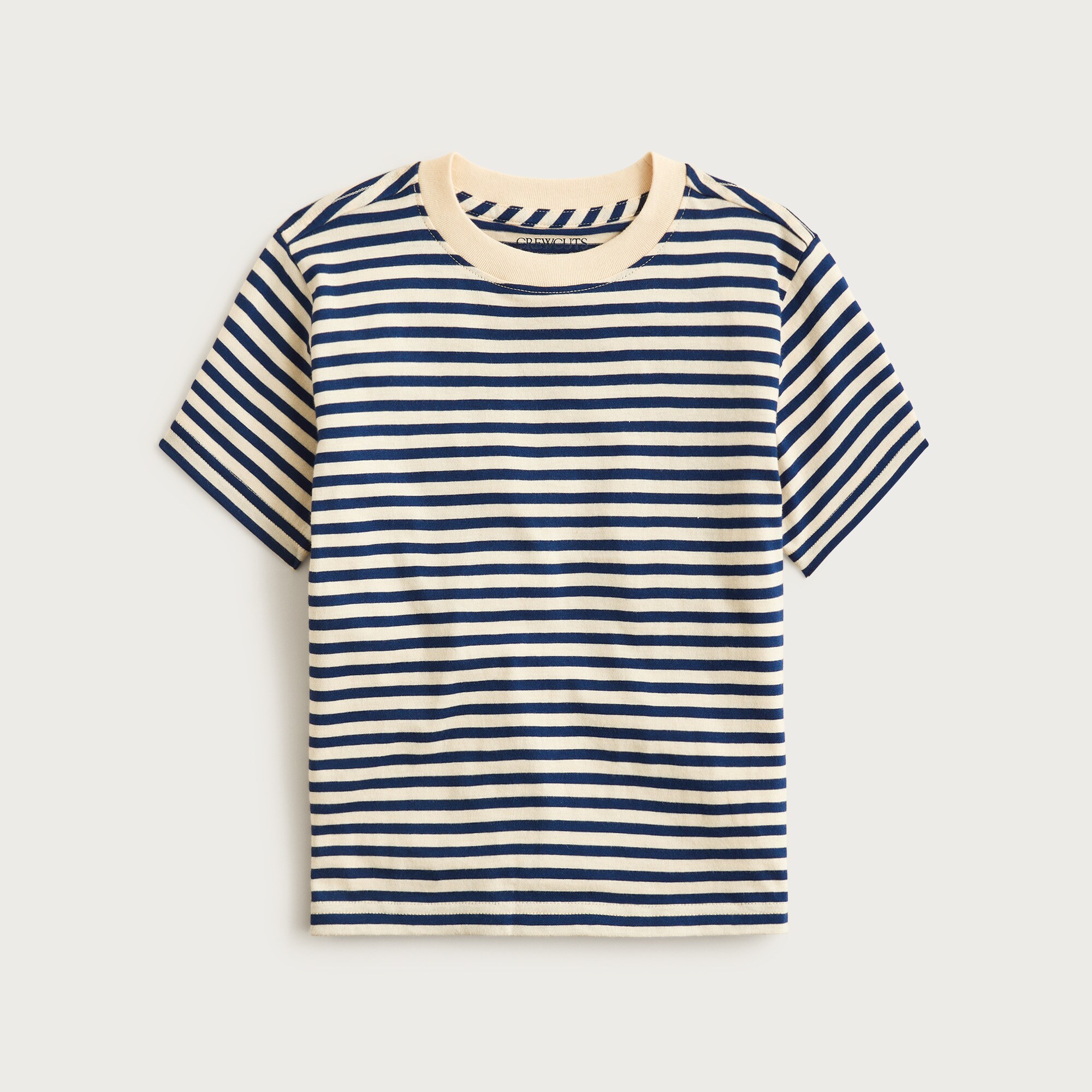 Kids' short-sleeve crewneck T-shirt in stripe