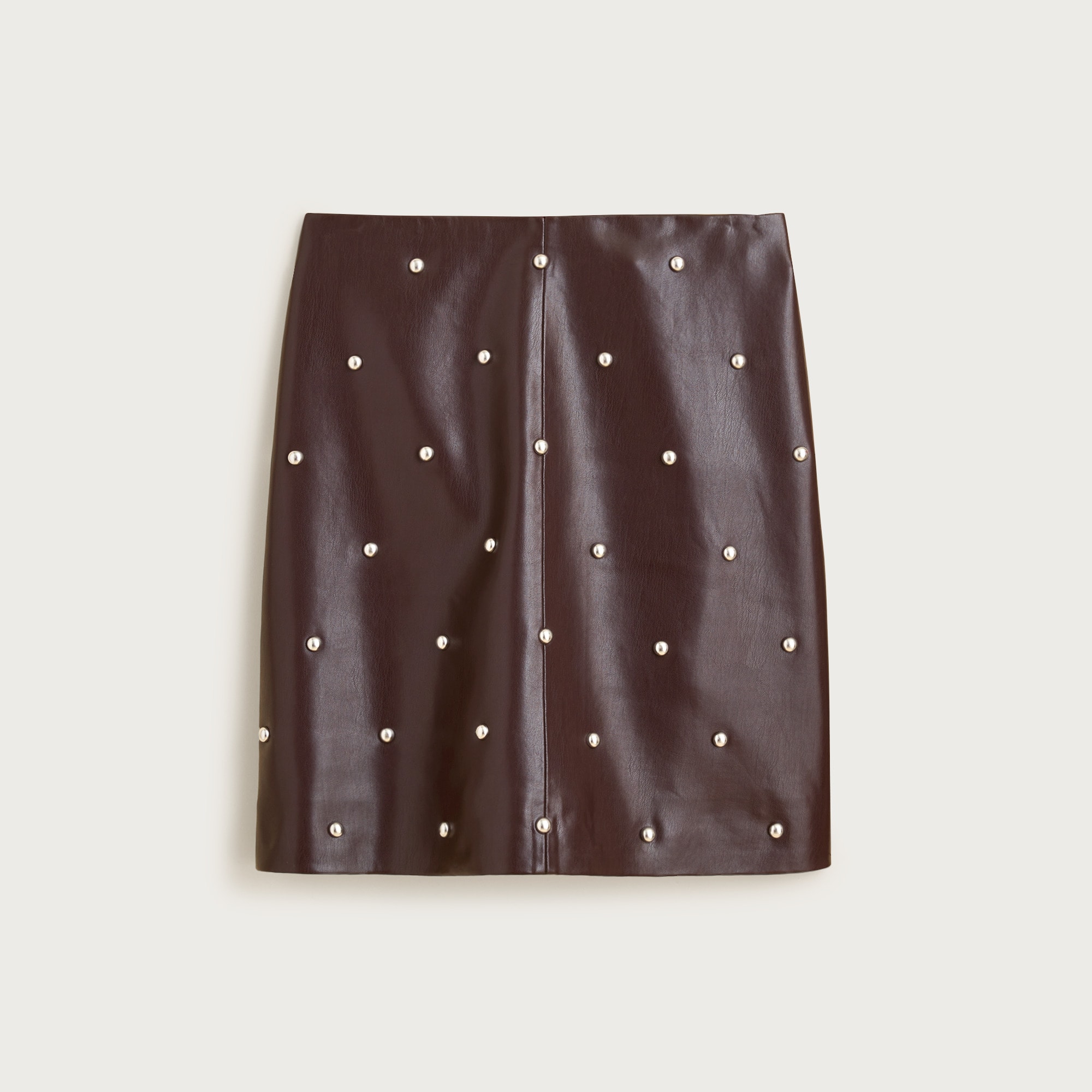 Collection Fairfax skirt in studded faux leather