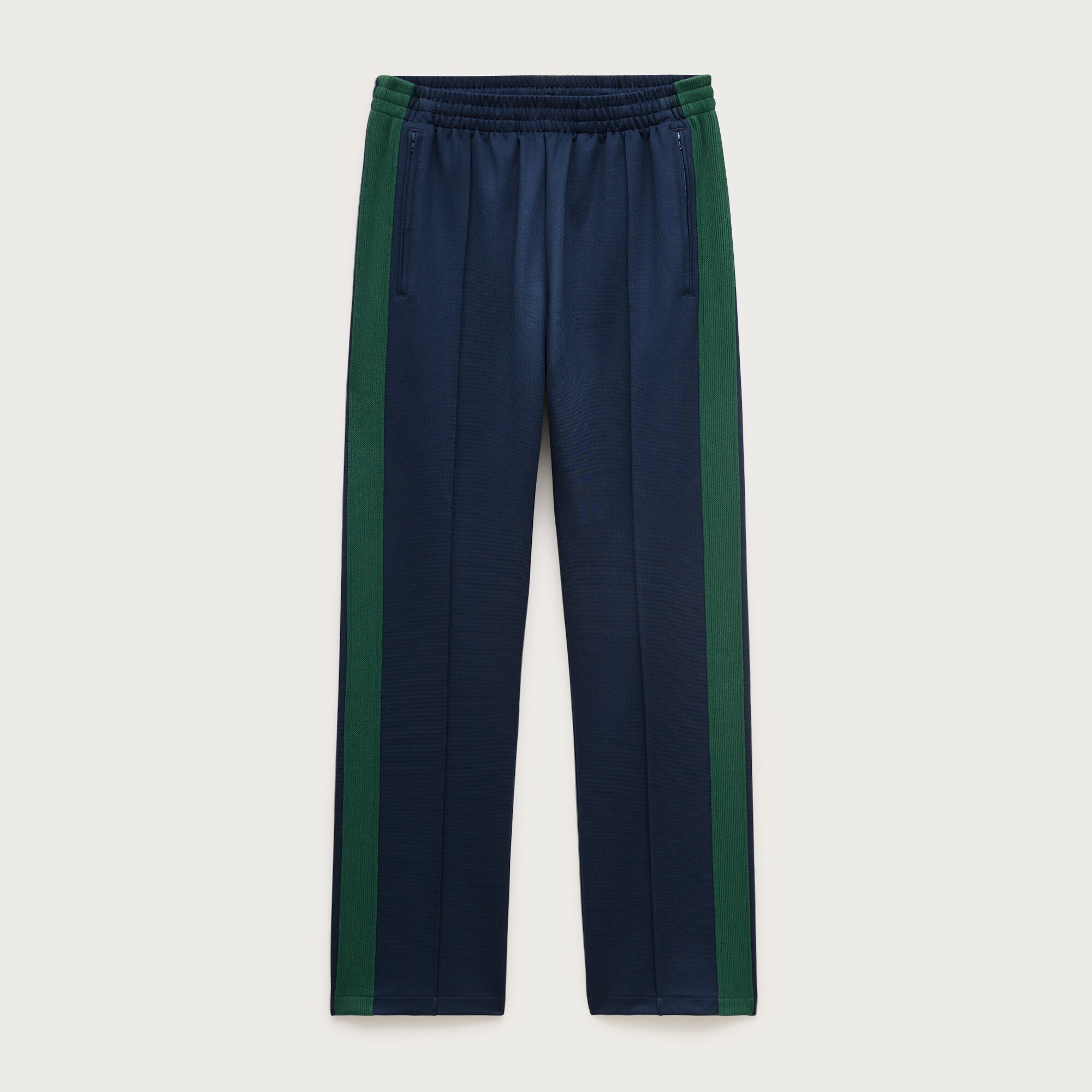 Side-stripe knit track pant