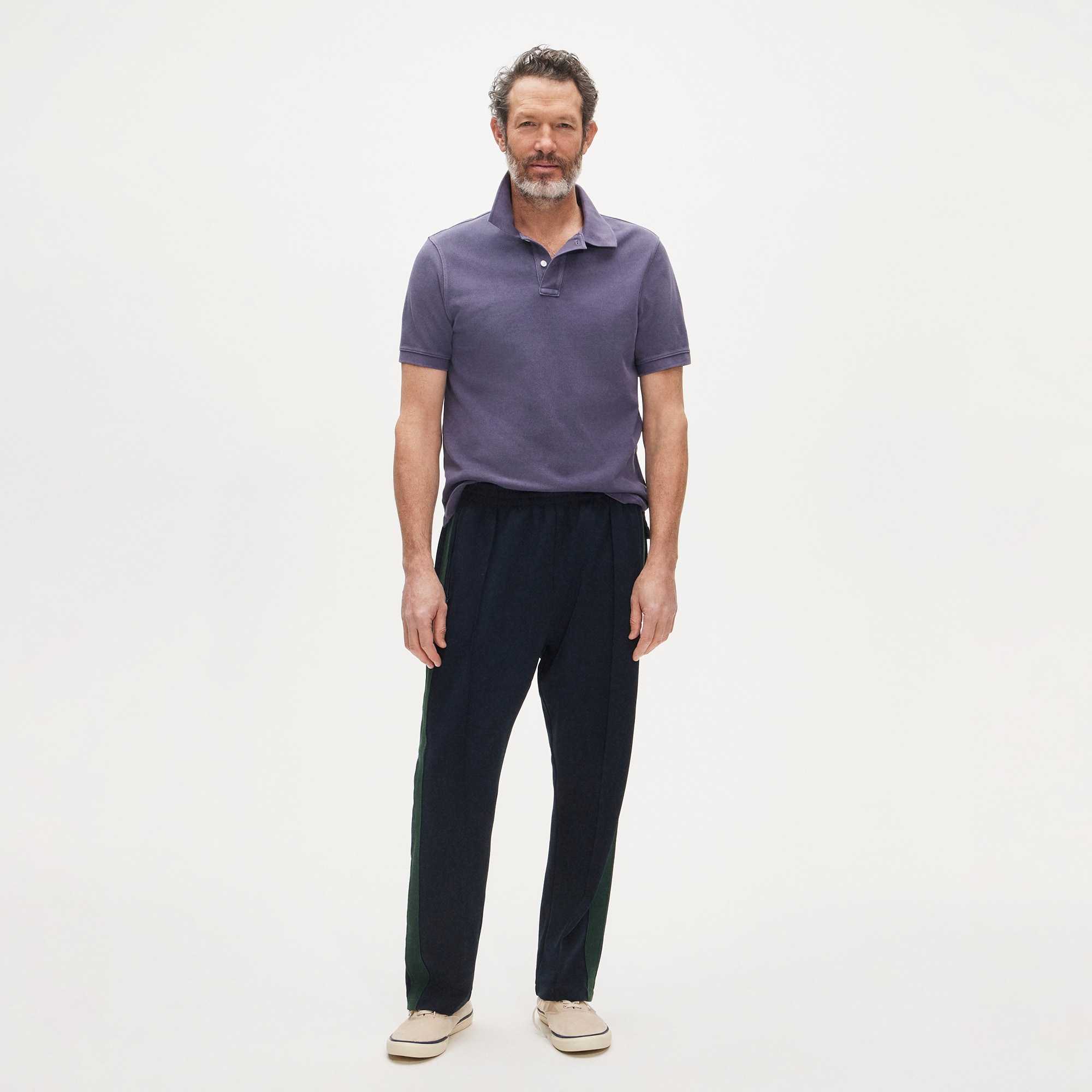Side-stripe Knit Track Pant For Men | J.Crew