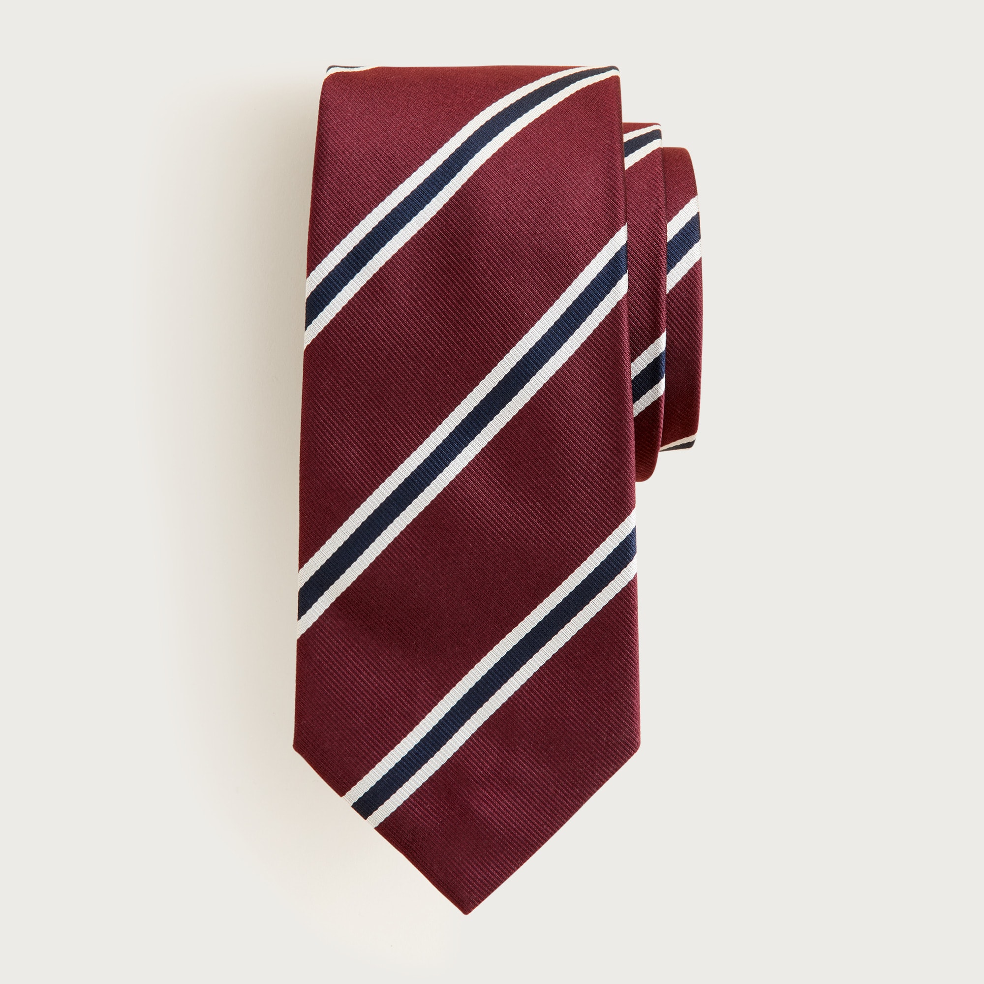 English Silk Striped Tie For Men | J.Crew