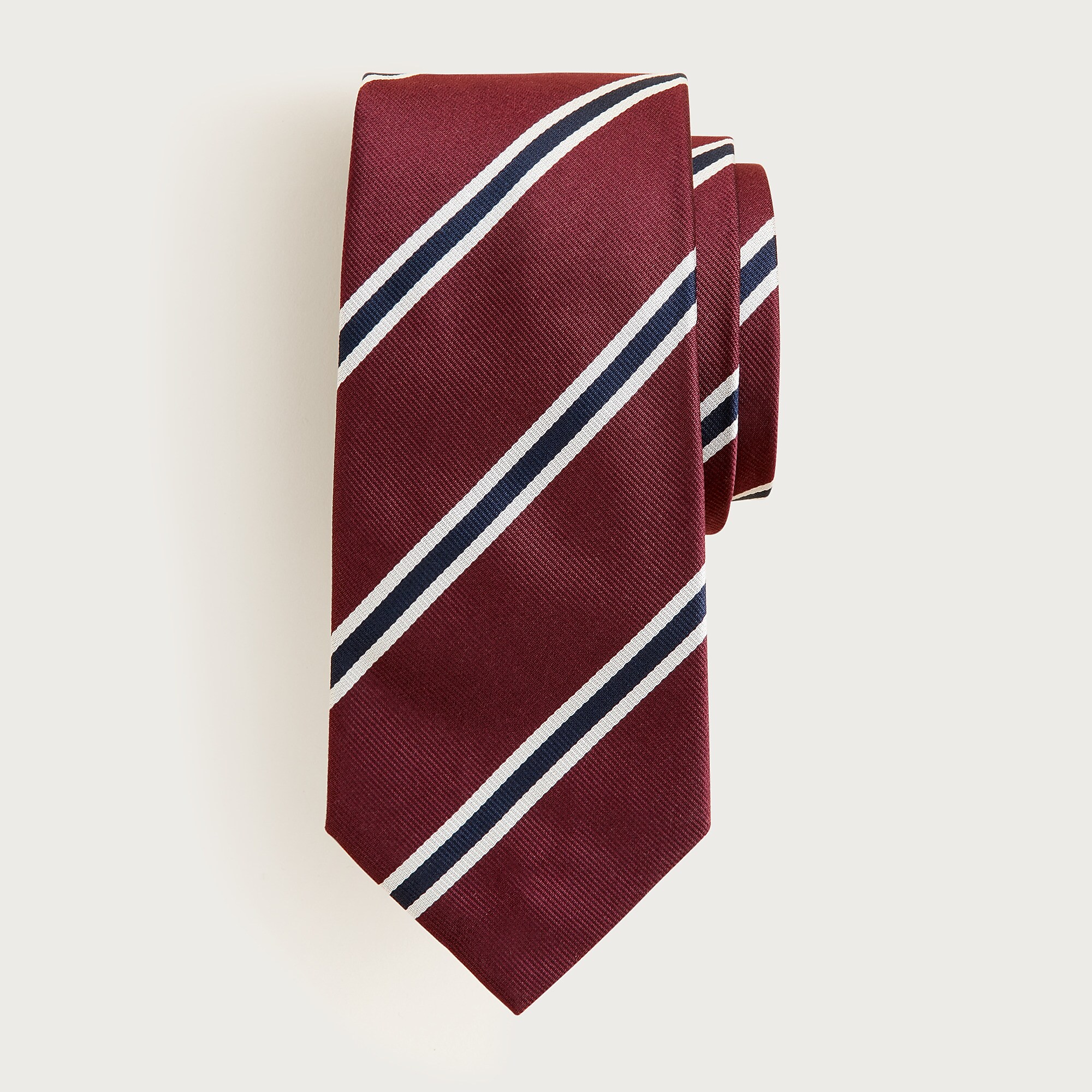 English silk striped tie