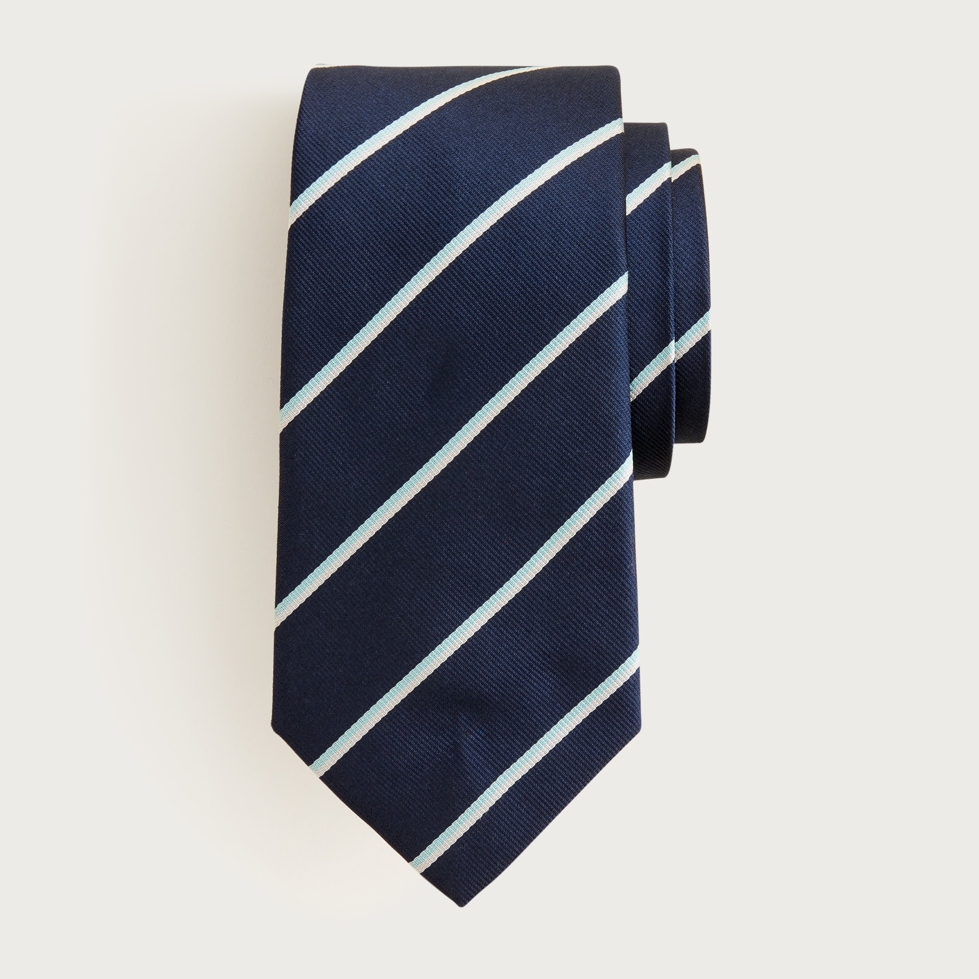 English silk striped tie