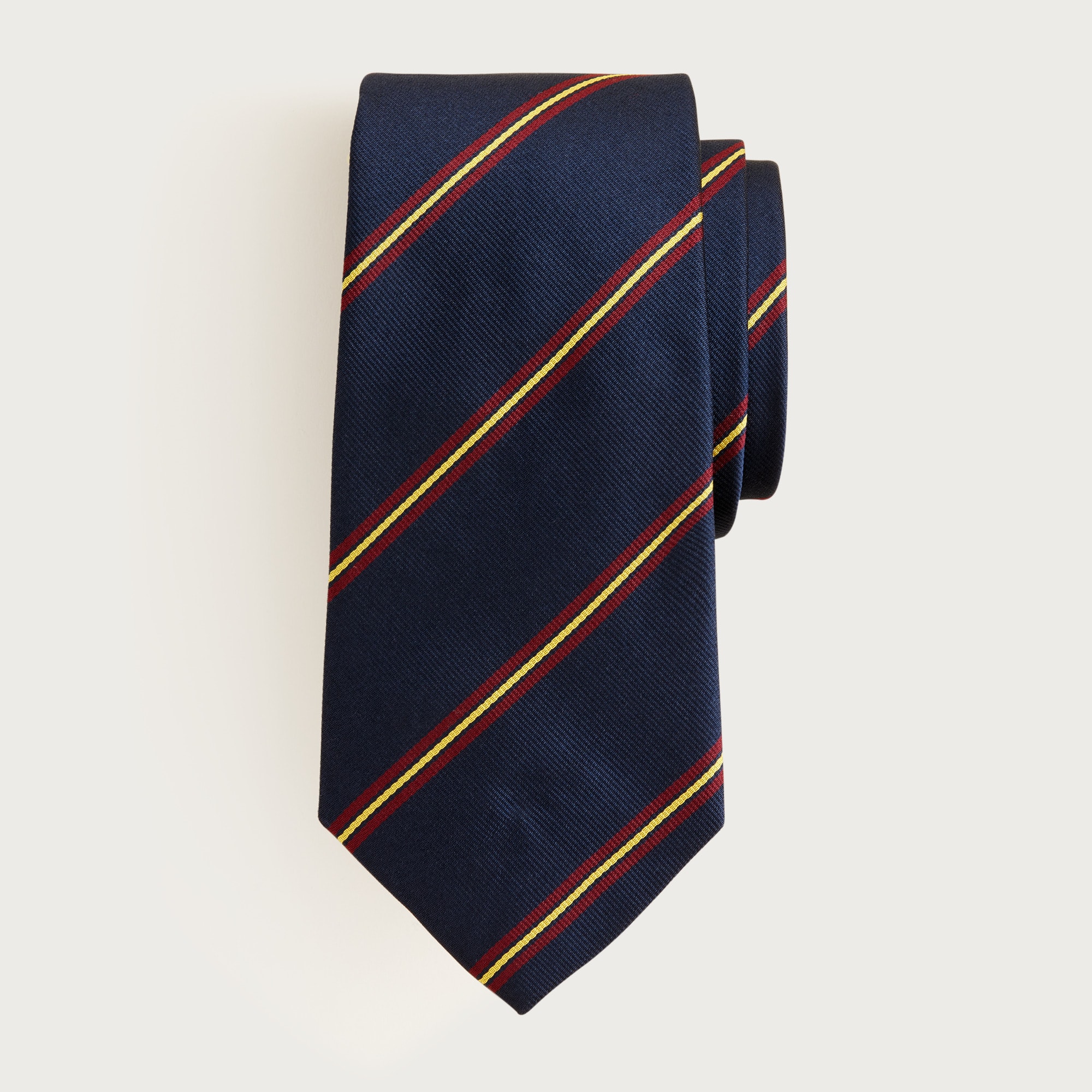 English silk striped tie