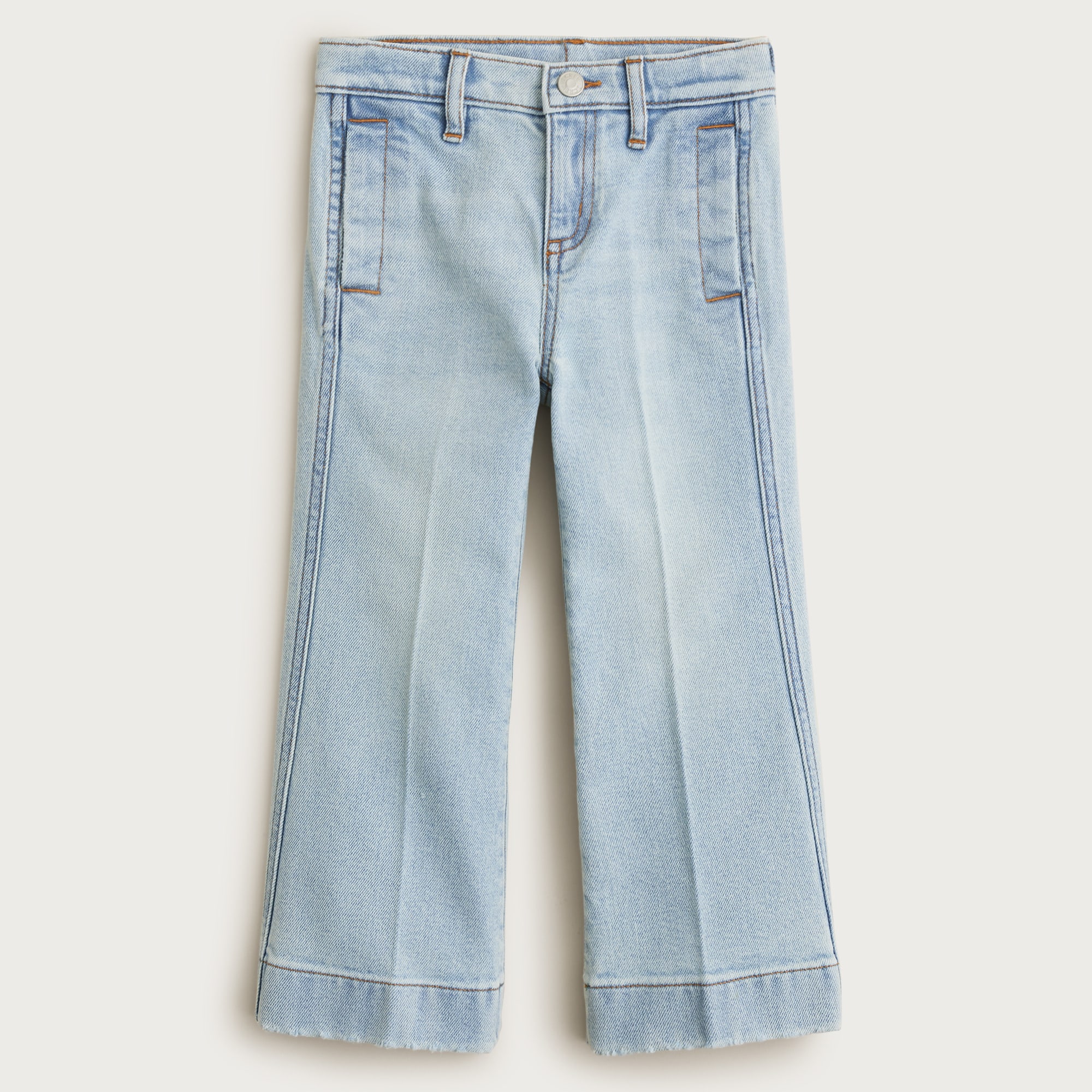  Girls' Sailor stretch denim trouser