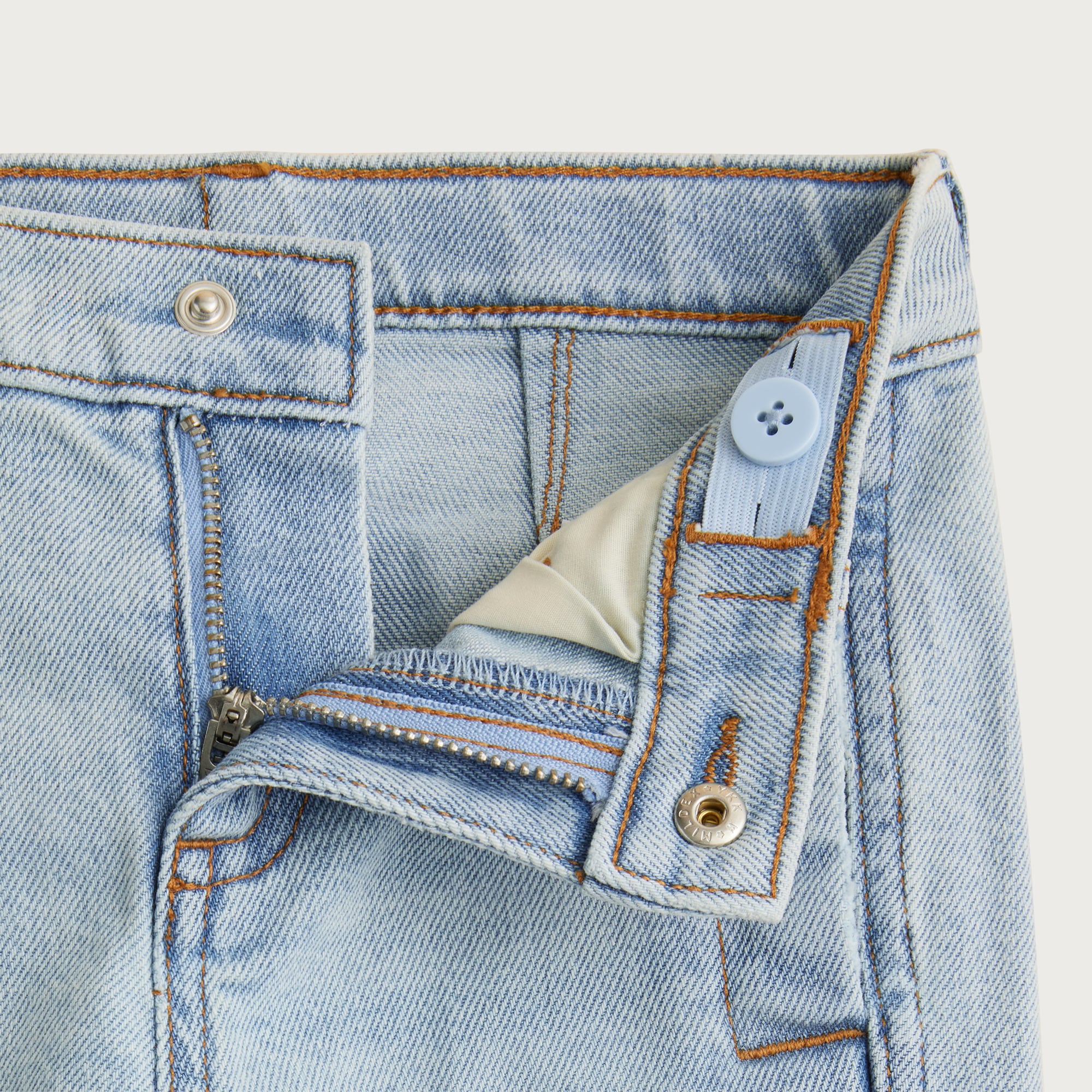 Girls' Sailor stretch denim trouser