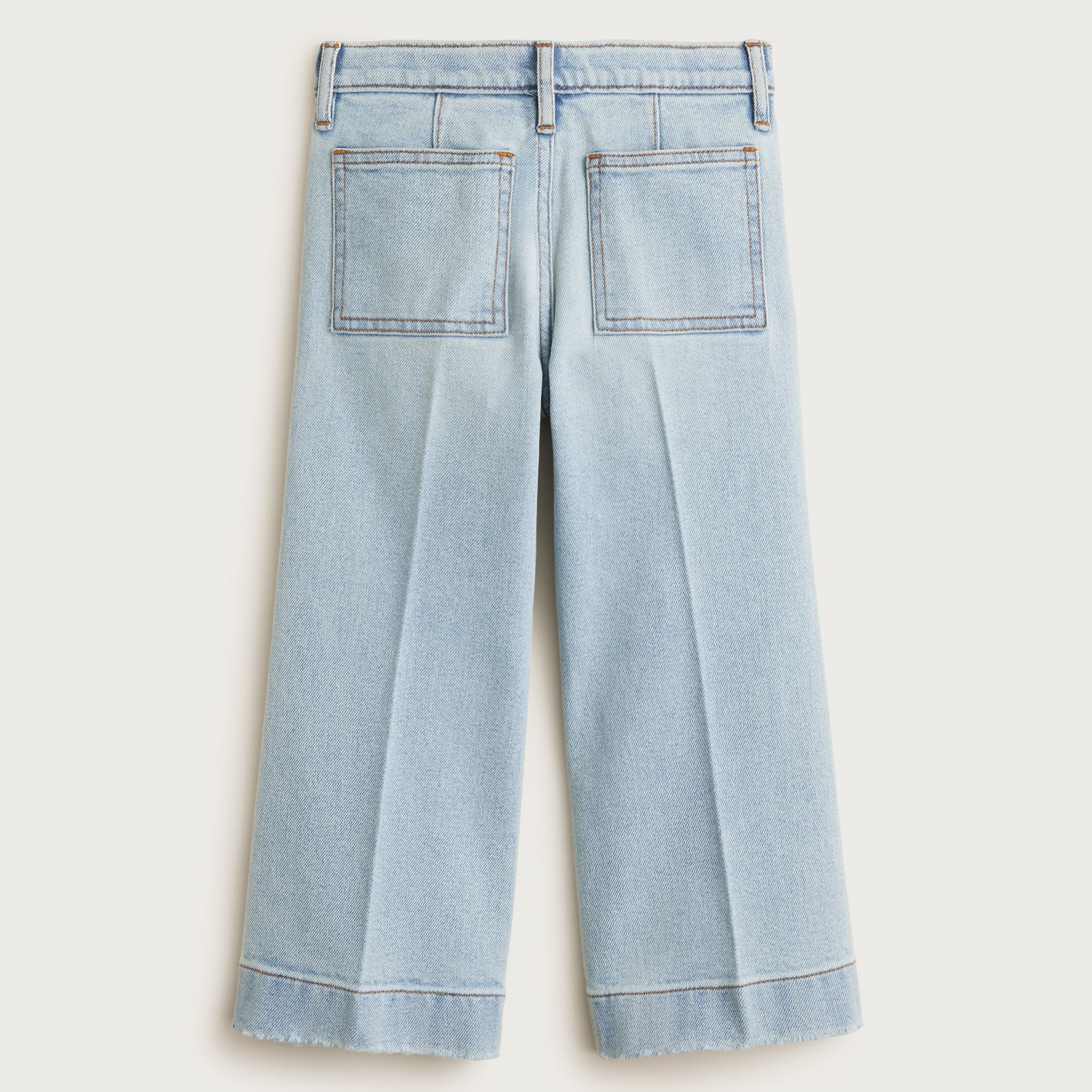 Girls' Sailor stretch denim trouser