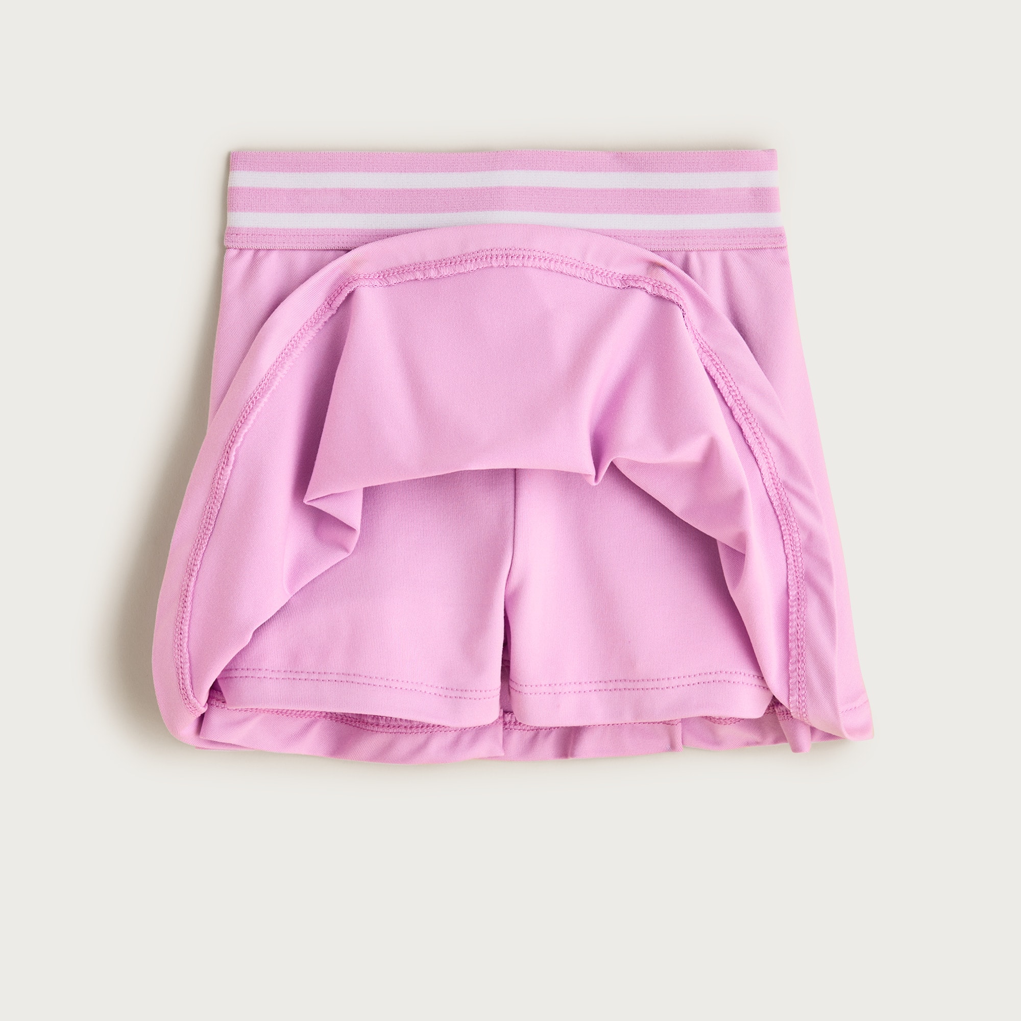 Girls' skort in performance jersey