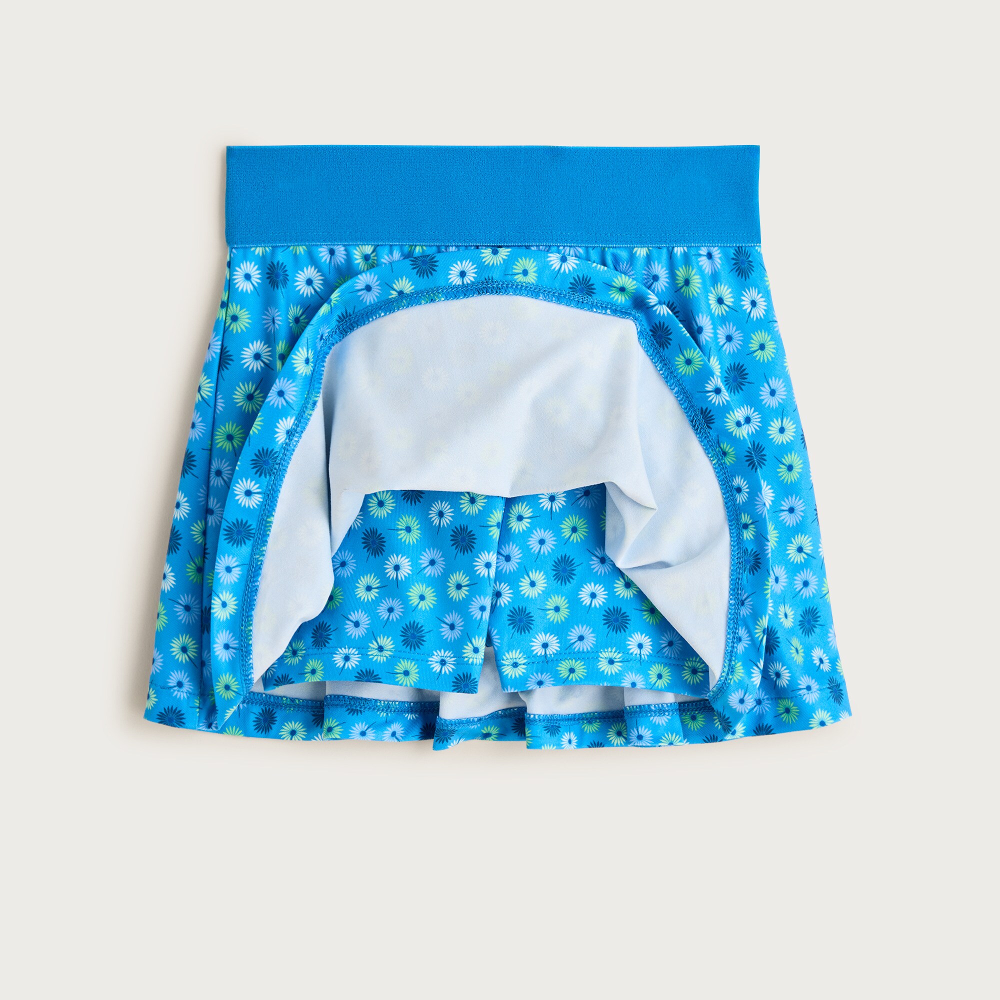 Girls' skort in performance jersey