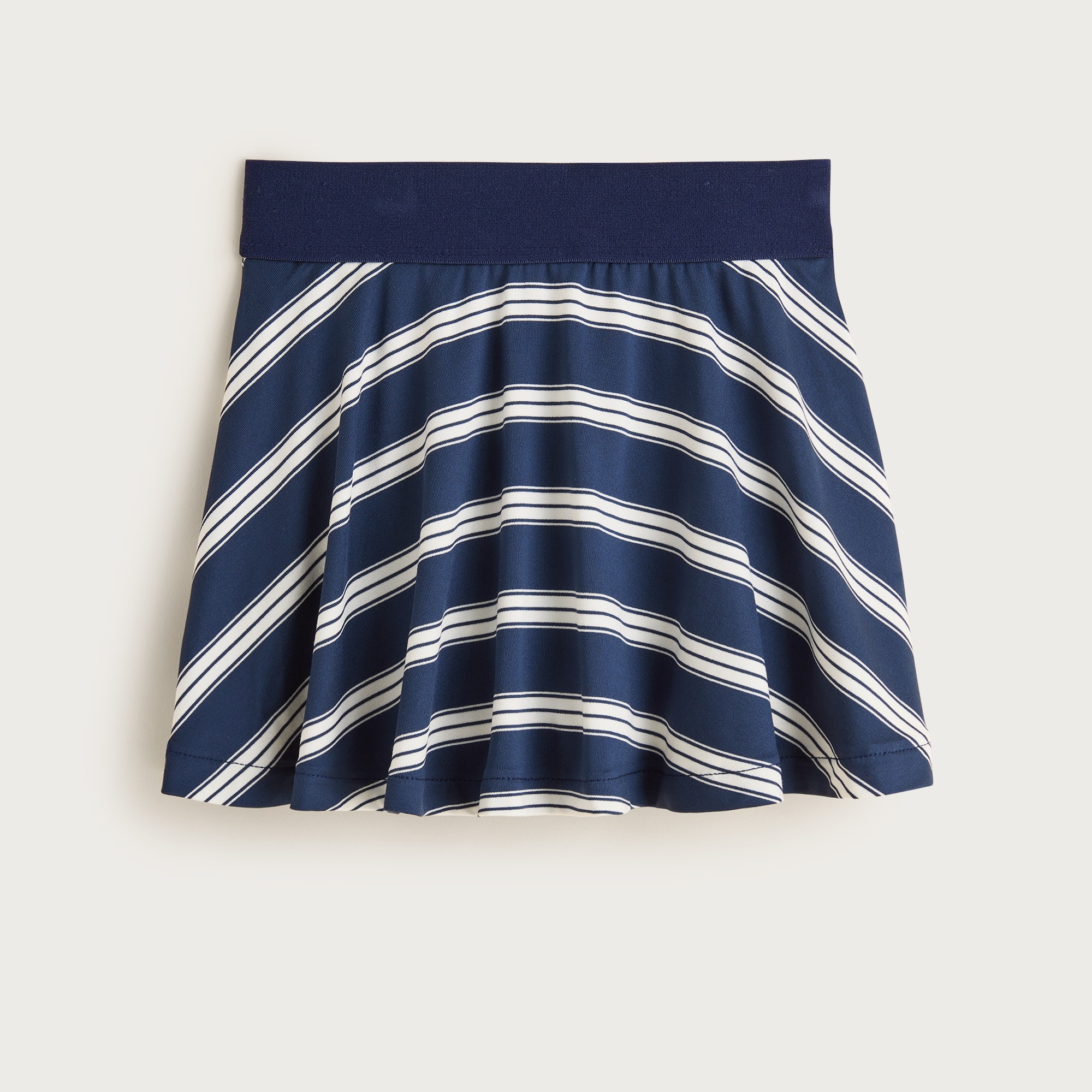 Girls' skort in performance jersey