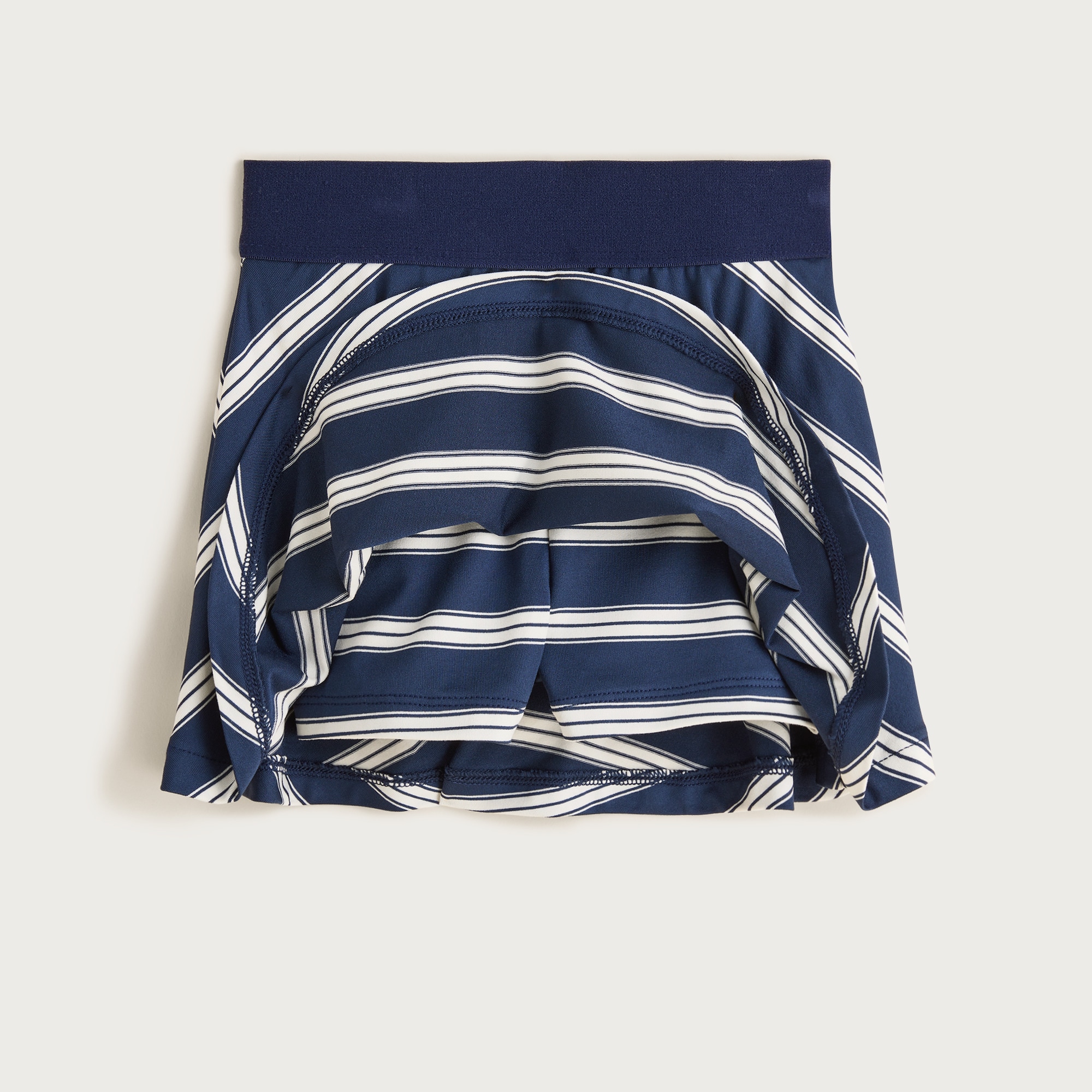 Girls' skort in performance jersey