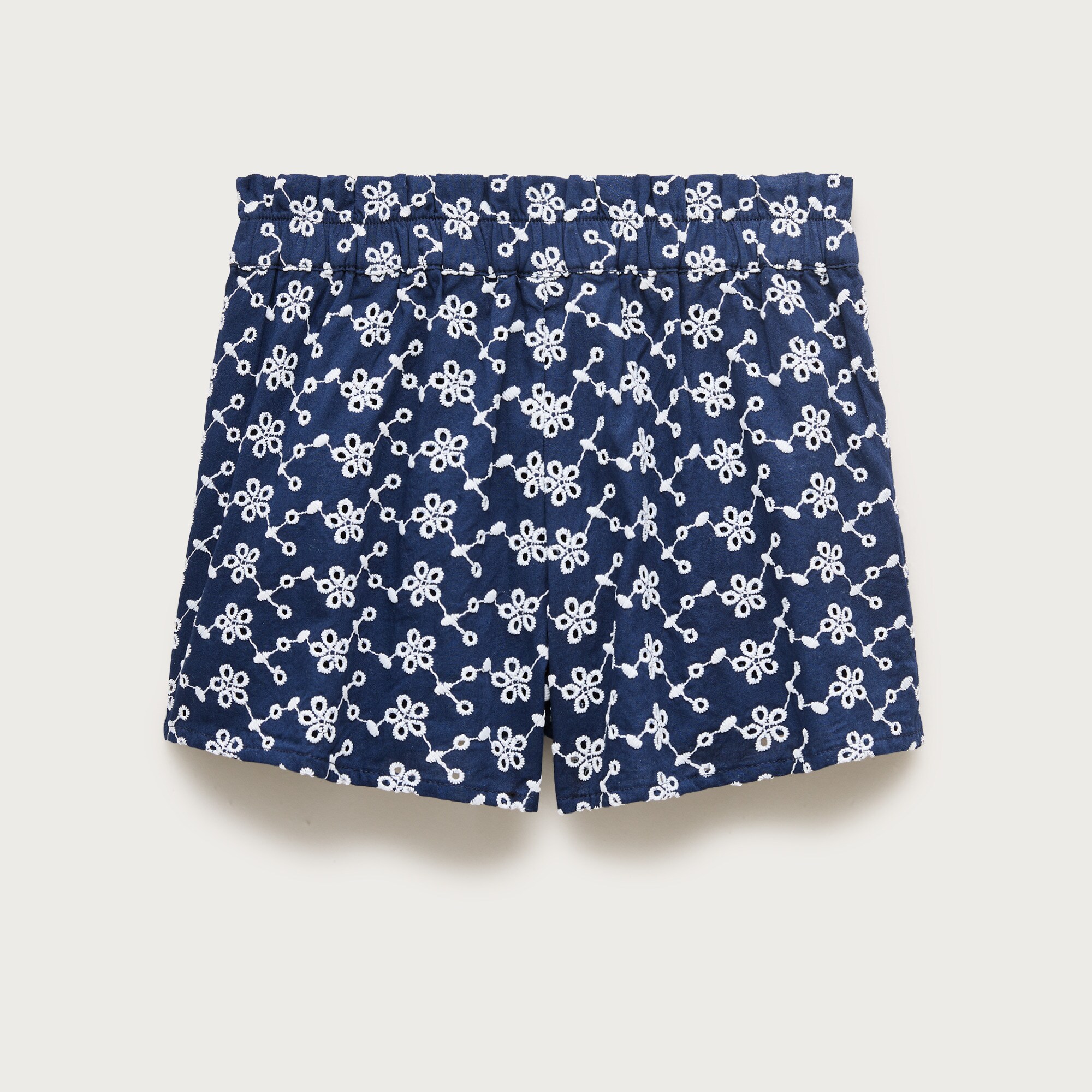 Girls' pull-on eyelet short