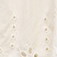 Girls' eyelet-trim skirt IVORY