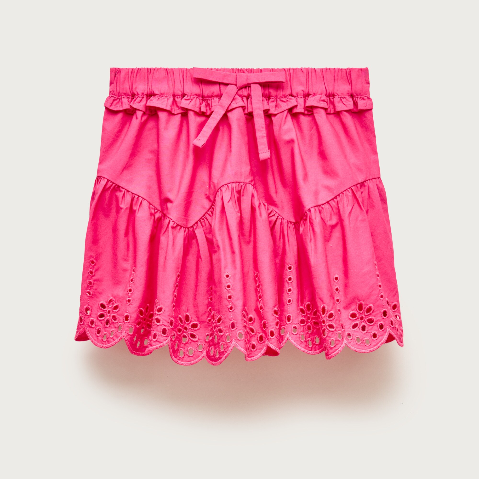 girls Girls' eyelet-trim skirt
