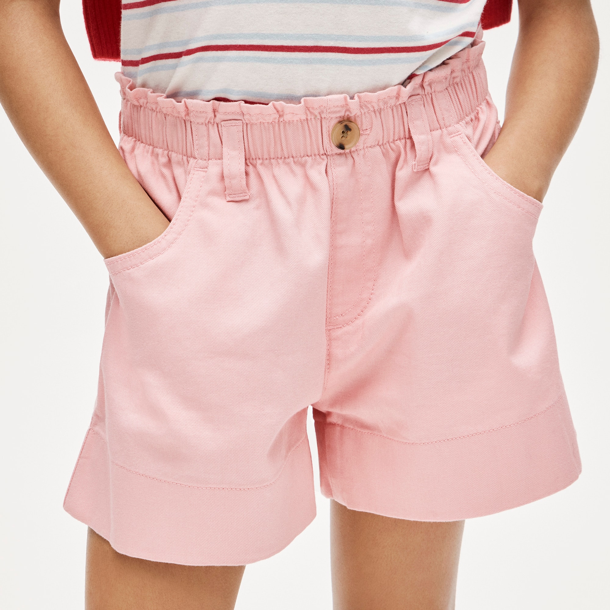 Girls' Paper-bag Short In Chino For Girls | J.Crew