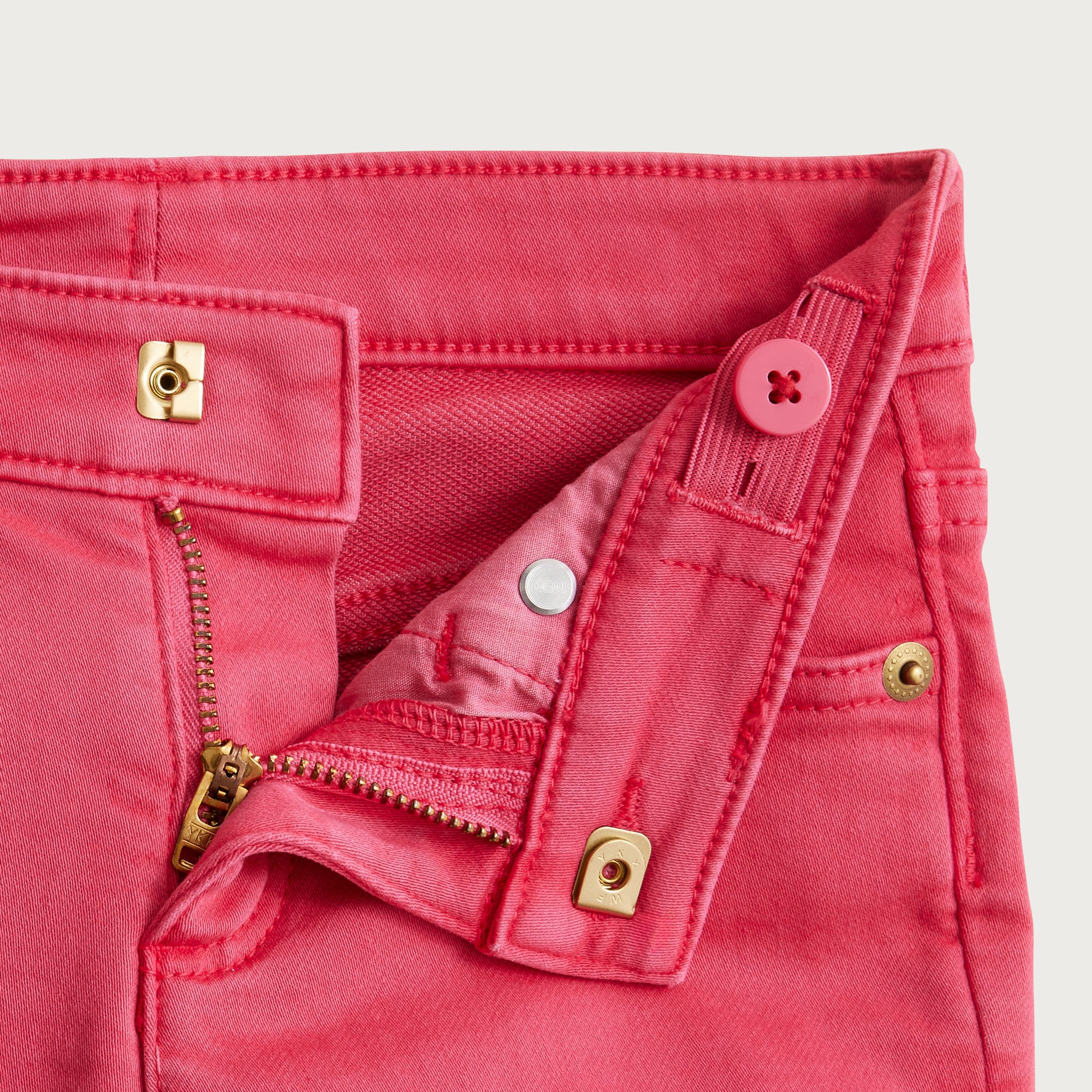 Girls' island stretch denim short