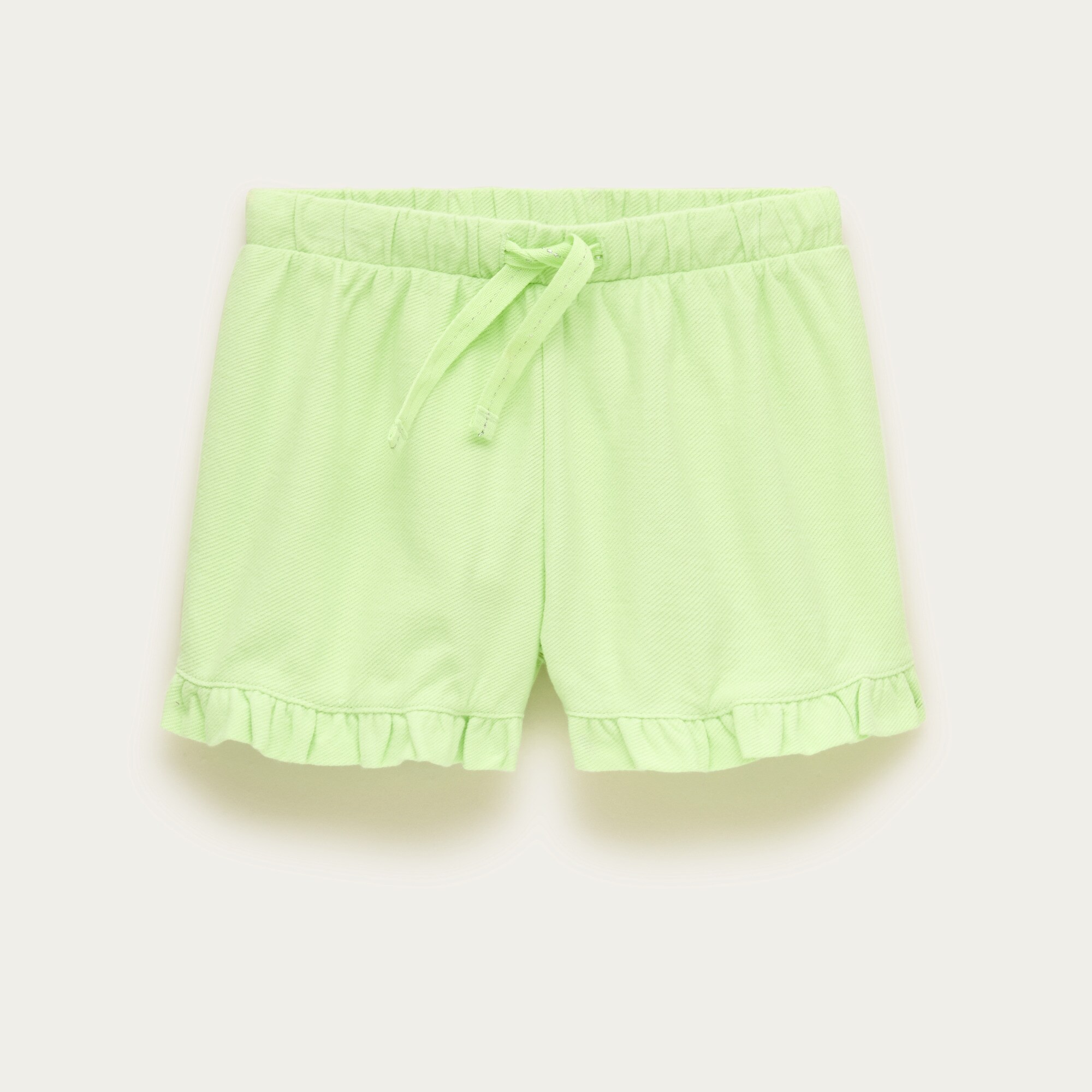 Girls' pull-on short in twill
