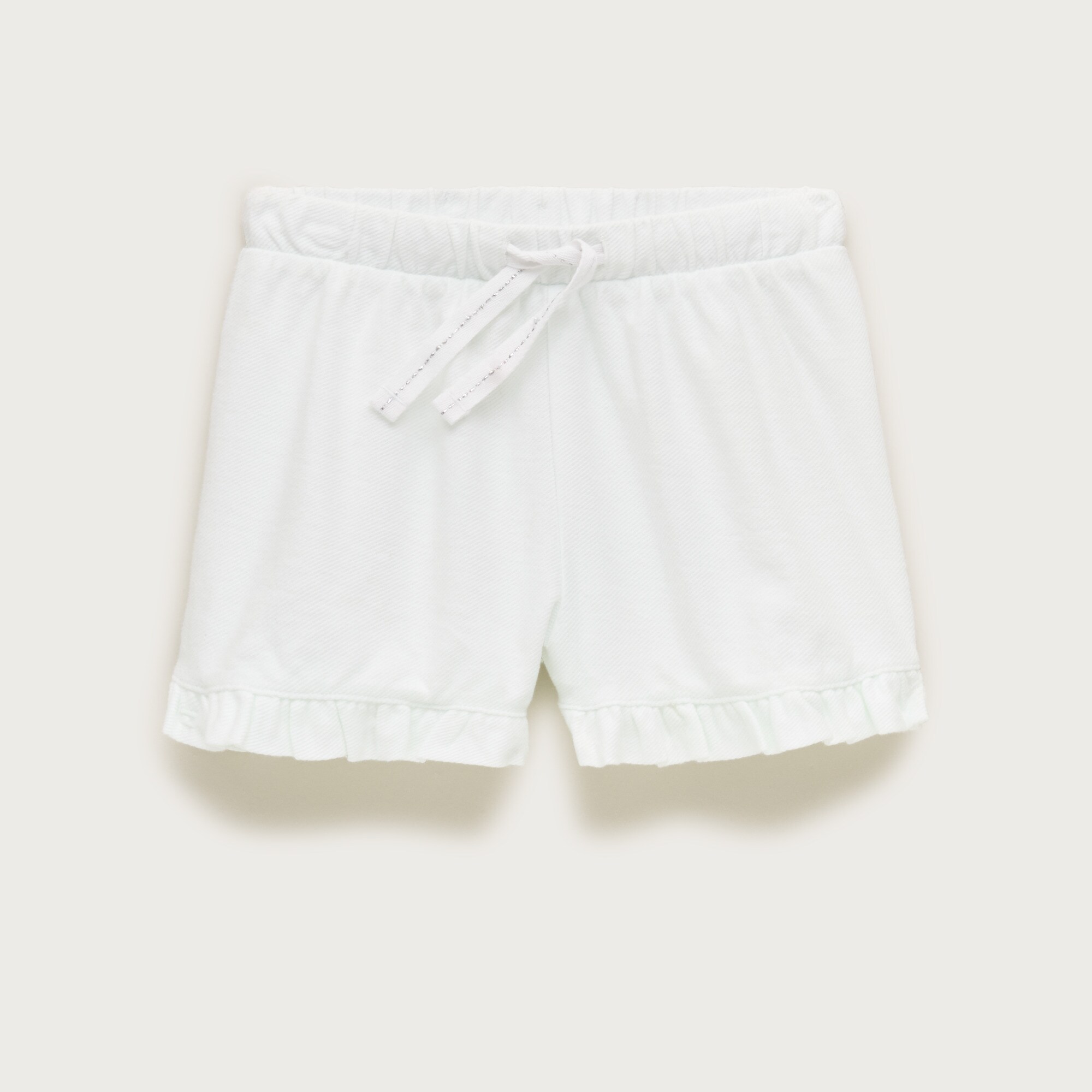 Girls' pull-on short in twill