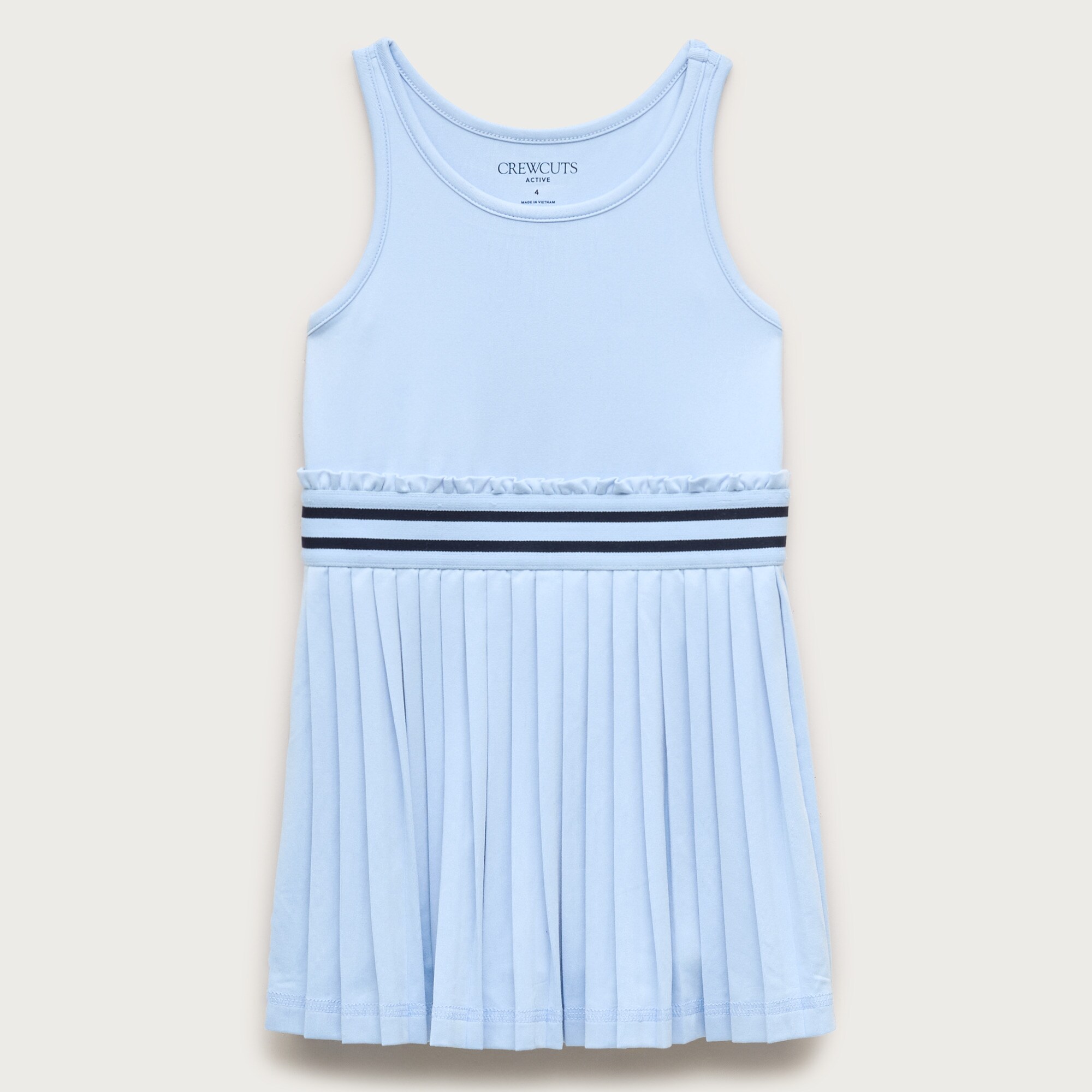 Girls' match point dress in performance jersey